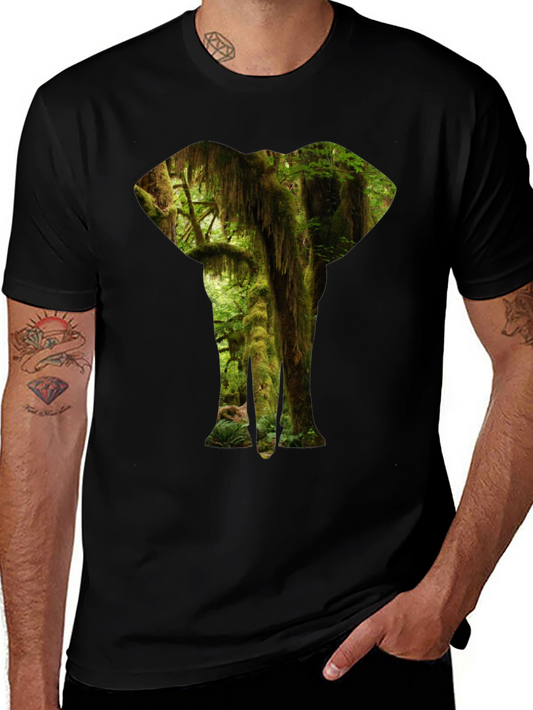 Jungle Elephant Graphic Tee