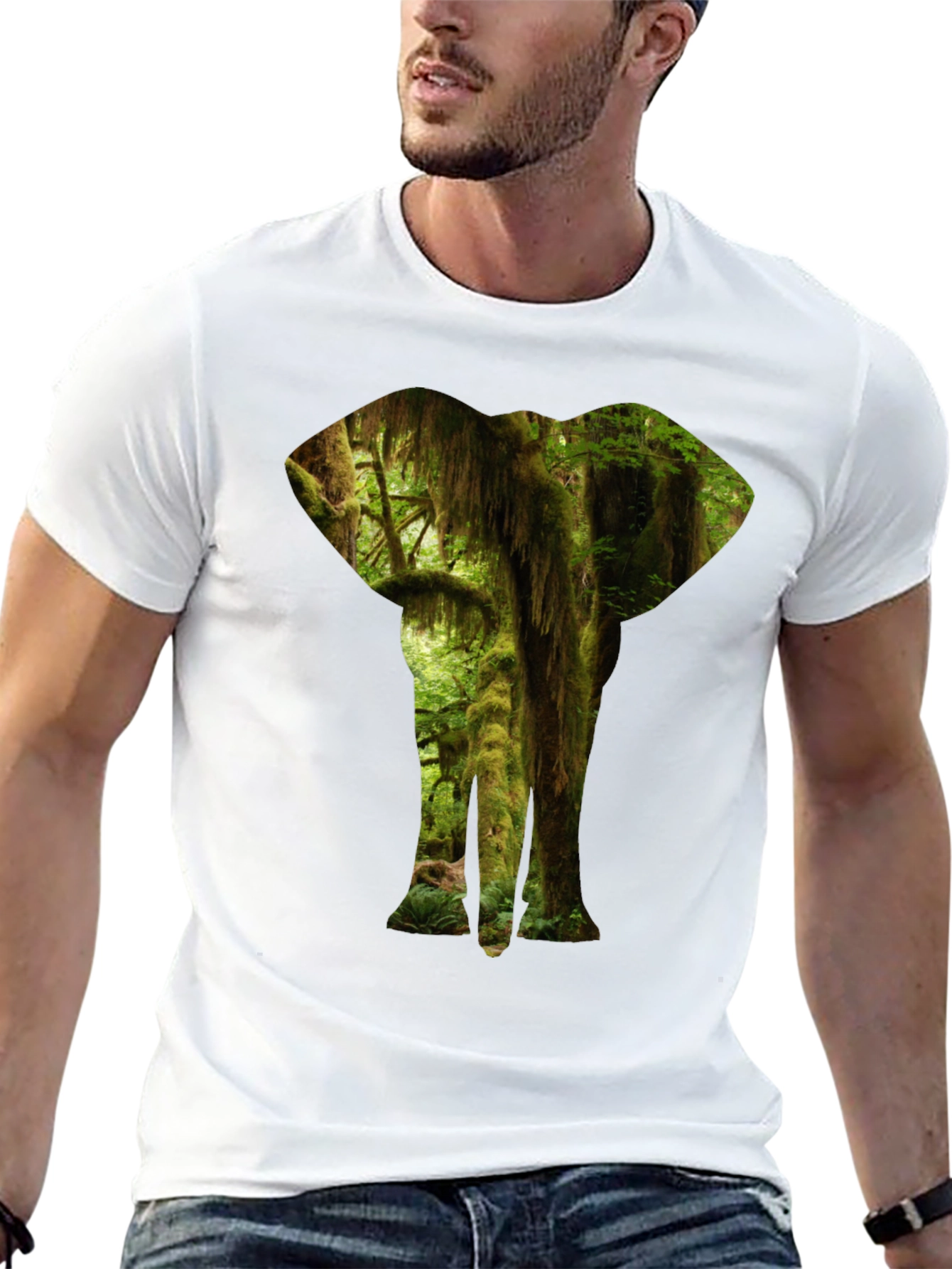 Jungle Elephant Graphic Tee