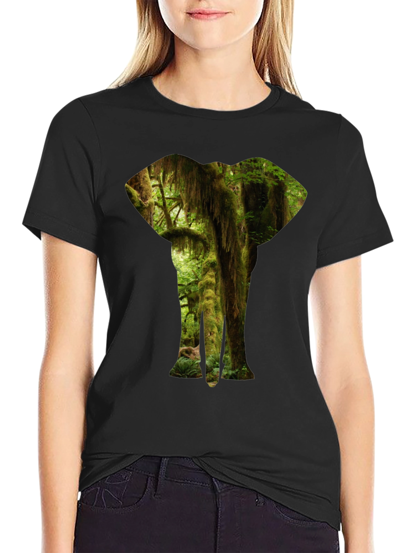 Jungle Elephant Graphic Tee