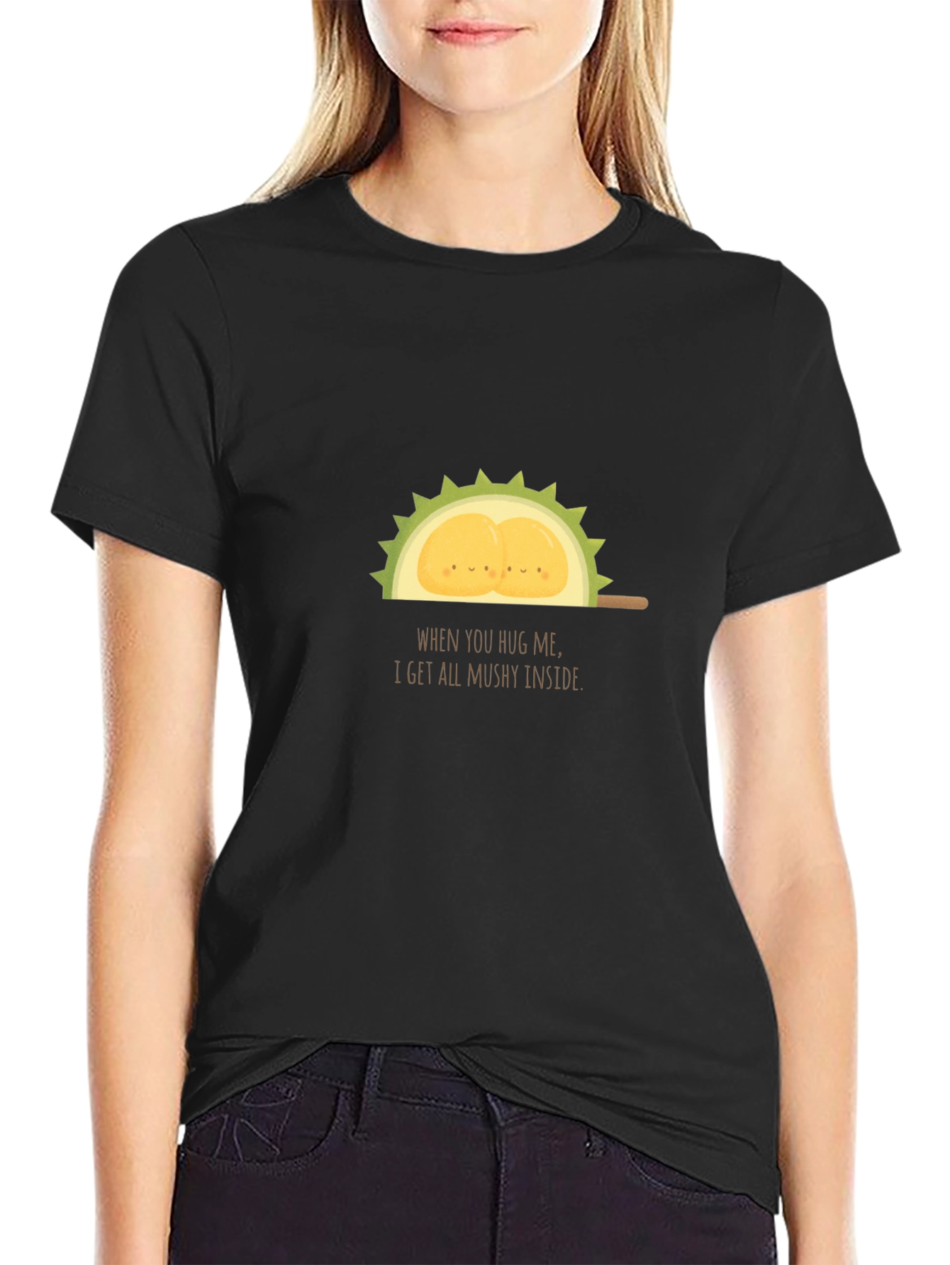 Funny Durian Fruit T-Shirt - Mushy Inside