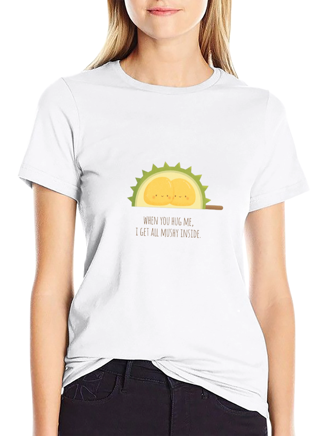 Funny Durian Fruit T-Shirt - Mushy Inside