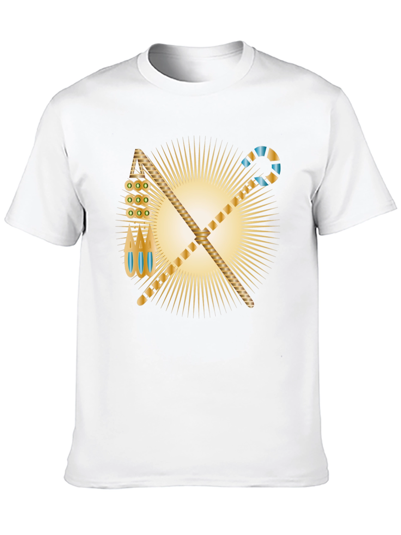 Egyptian Pharaoh Symbol Black T-Shirt
