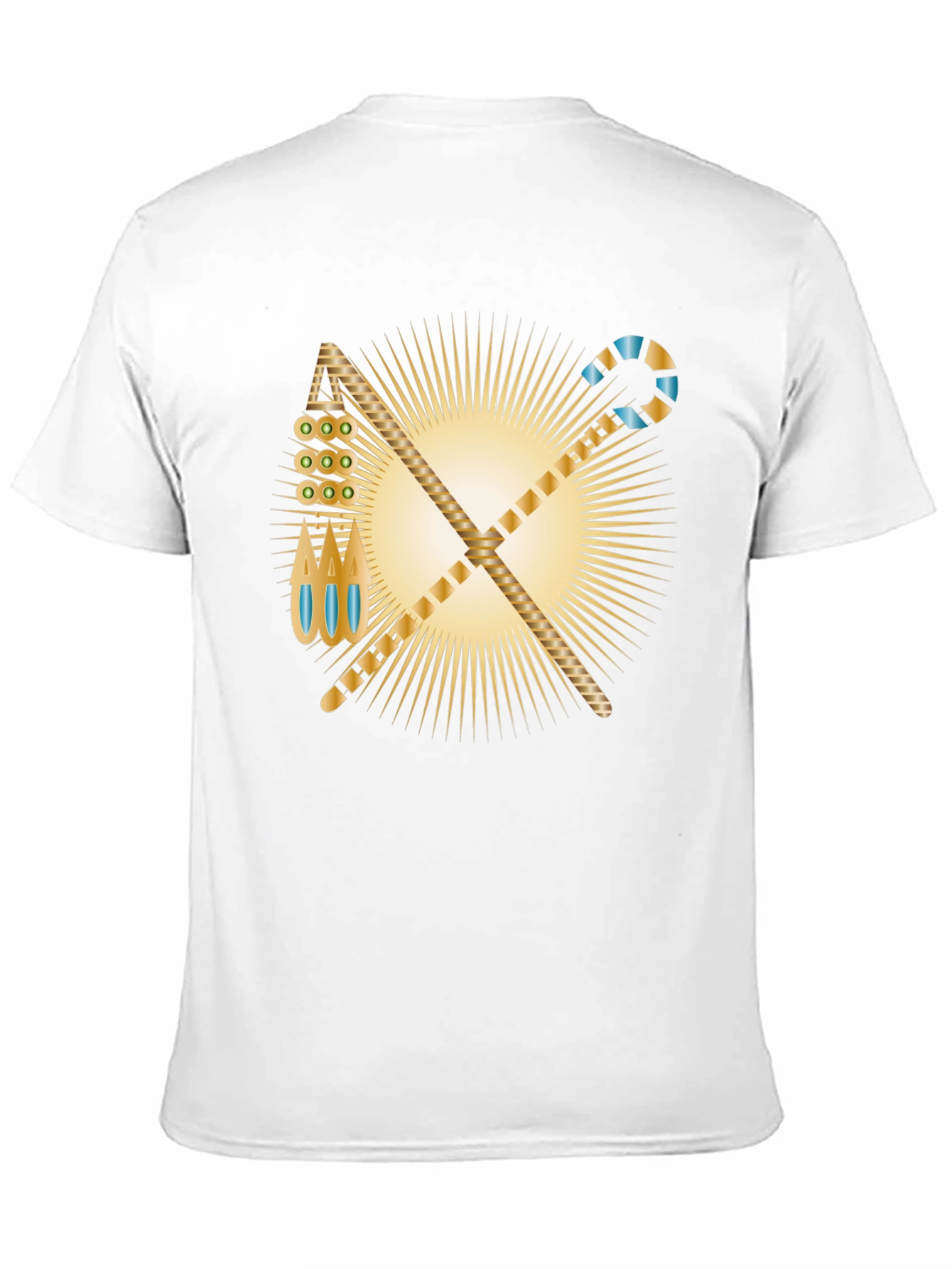 Egyptian Pharaoh Symbol Black T-Shirt
