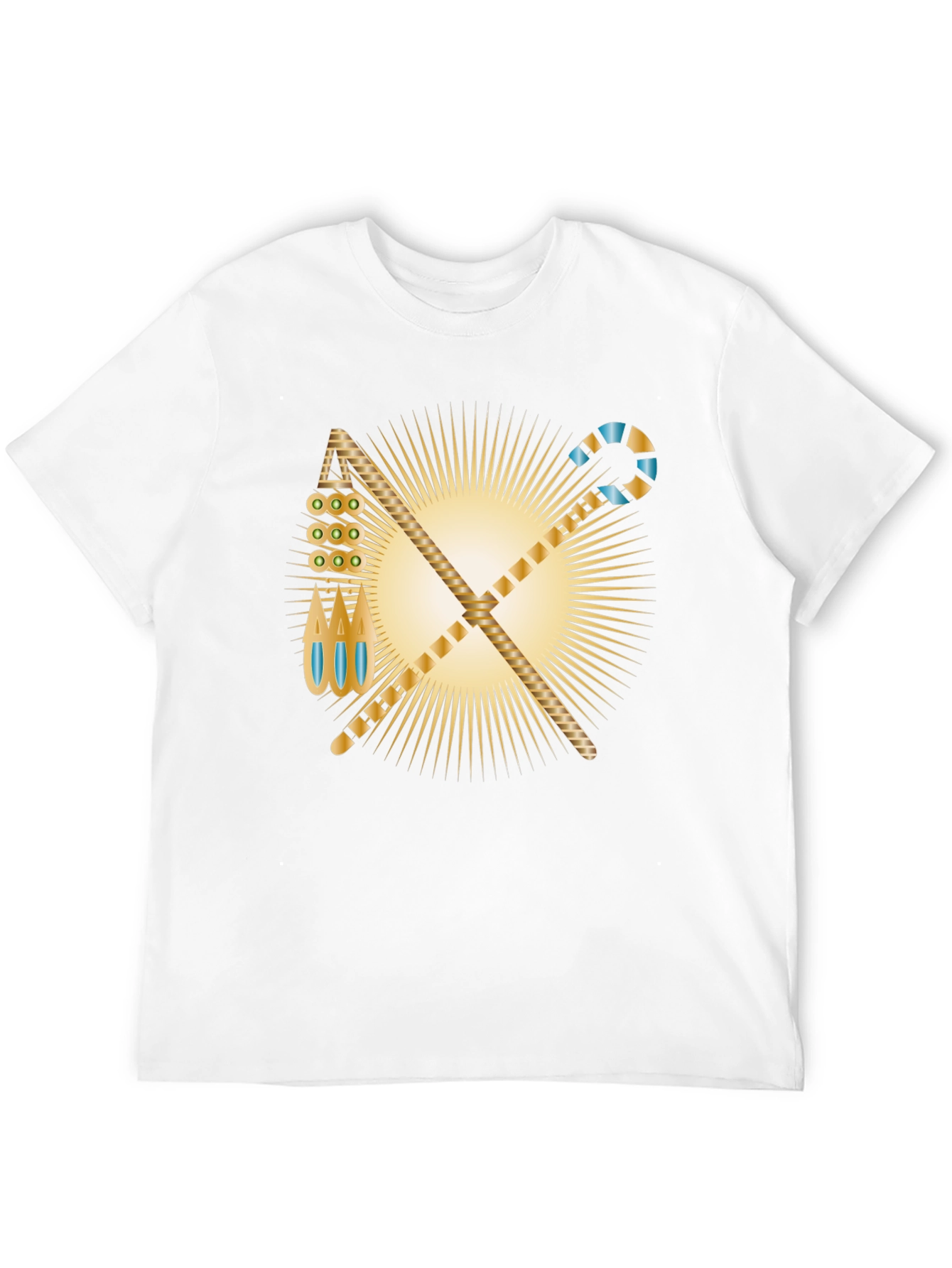 Egyptian Pharaoh Symbol Black T-Shirt