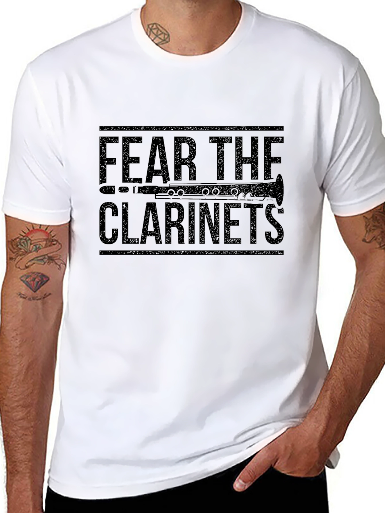 Fear the Clarinets Graphic T-Shirt - Band Geek Tee