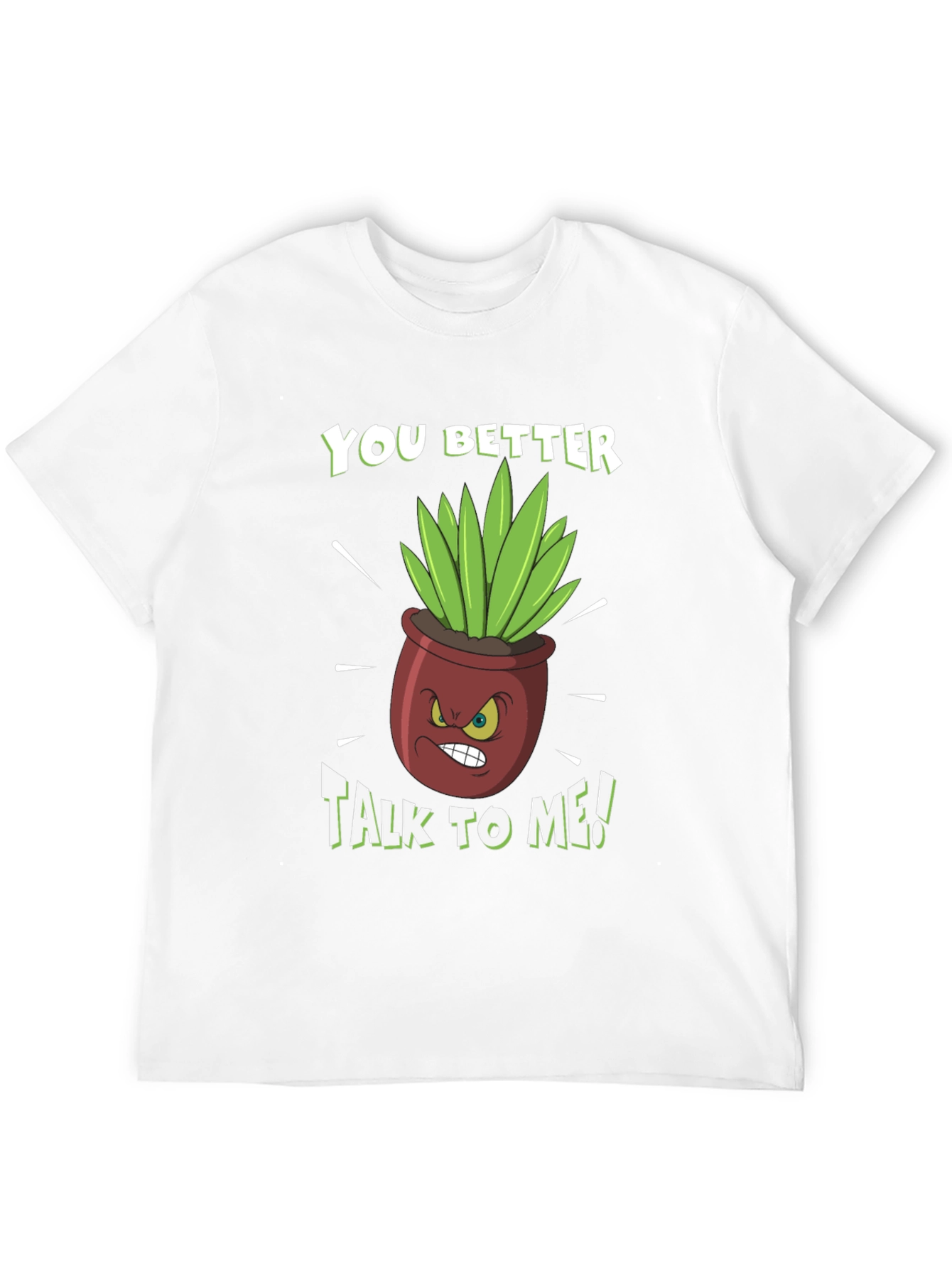 Talk to Me Plant Graphic Tee