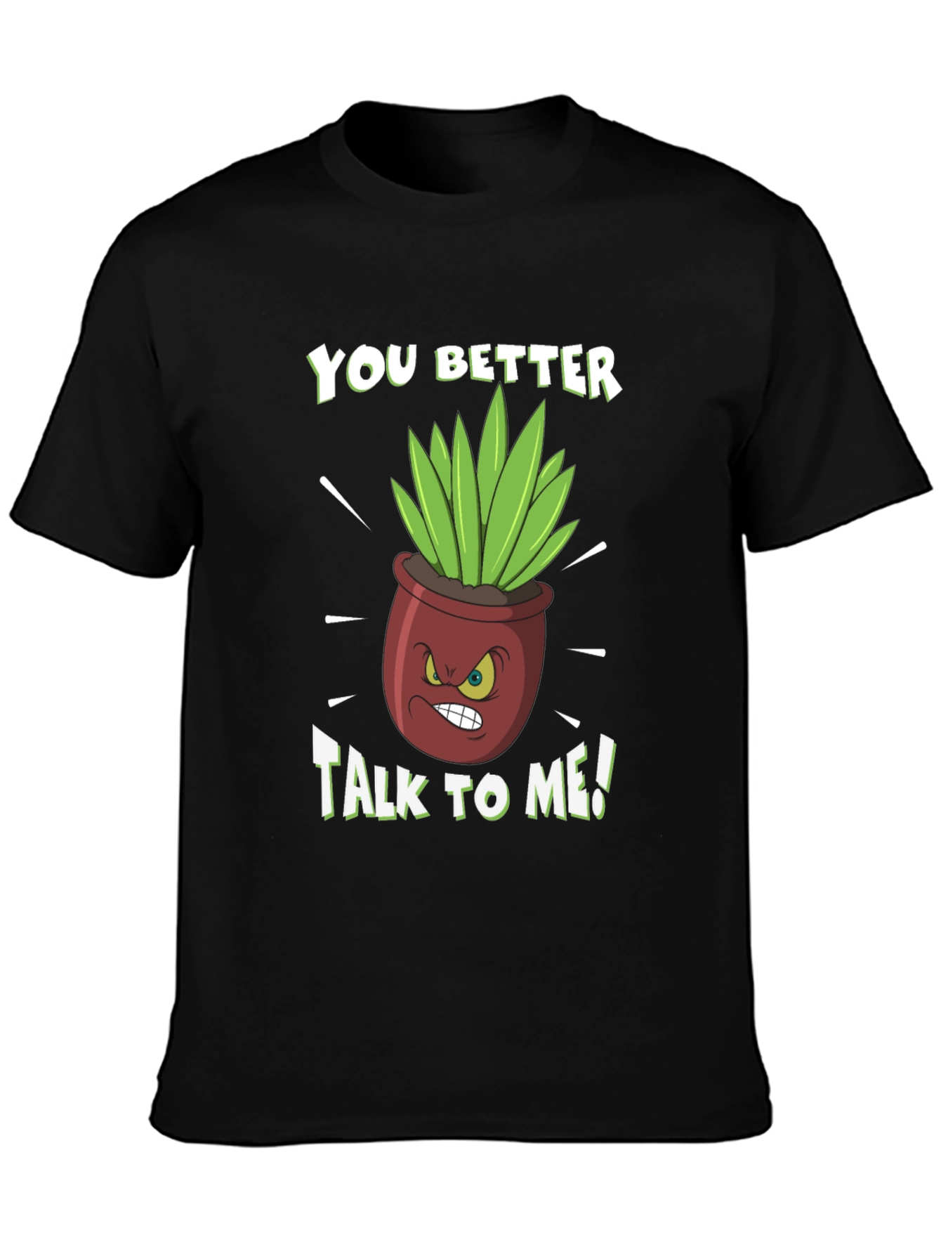 Talk to Me Plant Graphic Tee