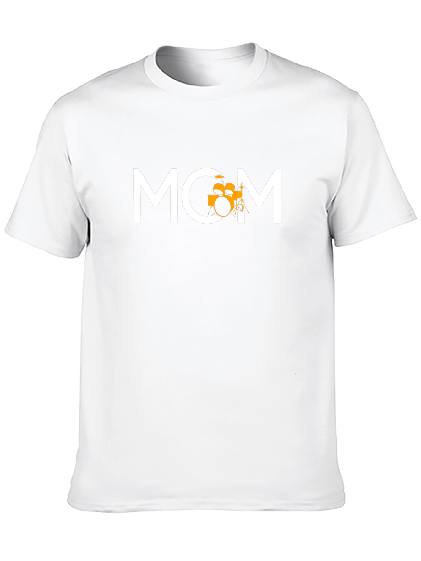 Drummer Mom Graphic T-Shirt - Black