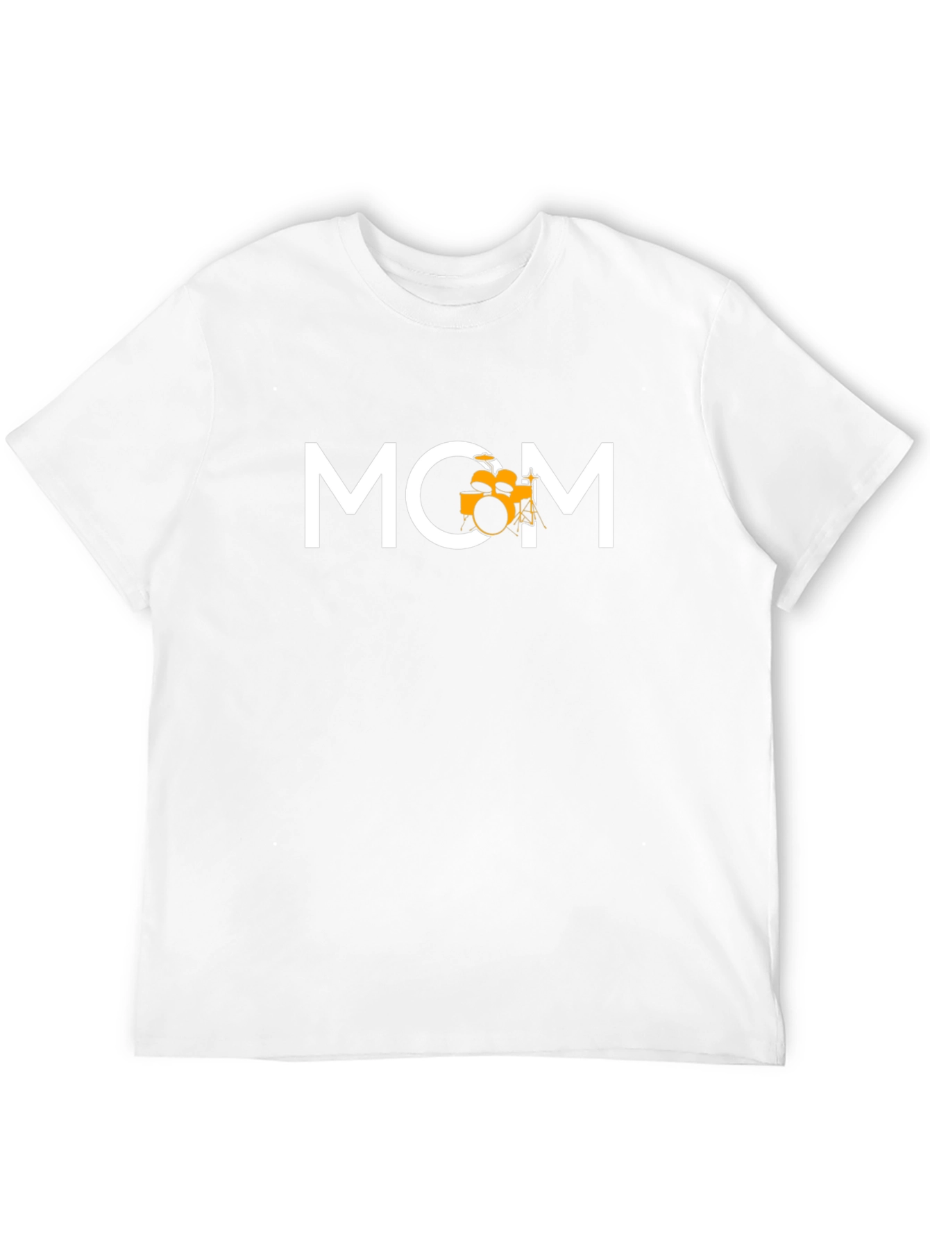 Drummer Mom Graphic T-Shirt - Black