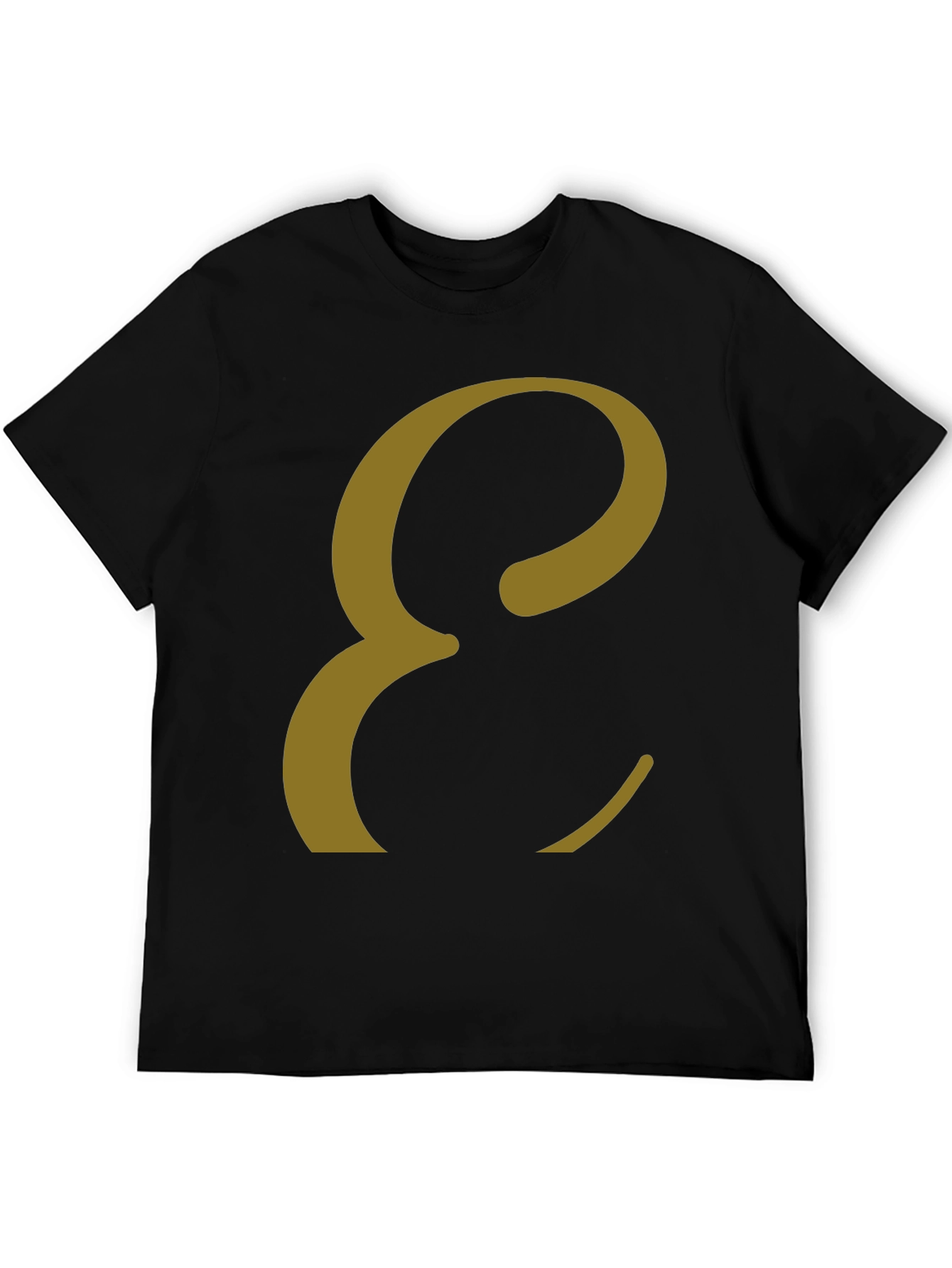 Elegant Letter E T-Shirt - Stylish Graphic Tee