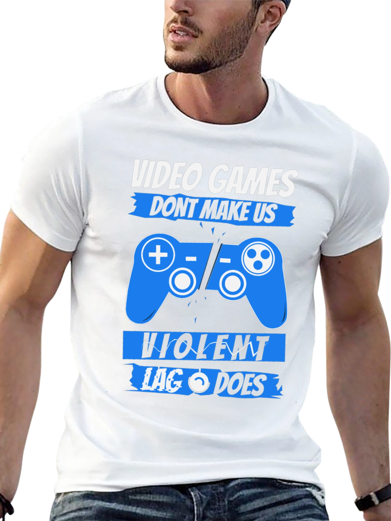 Video Games Dont Make Us Violent T-Shirt