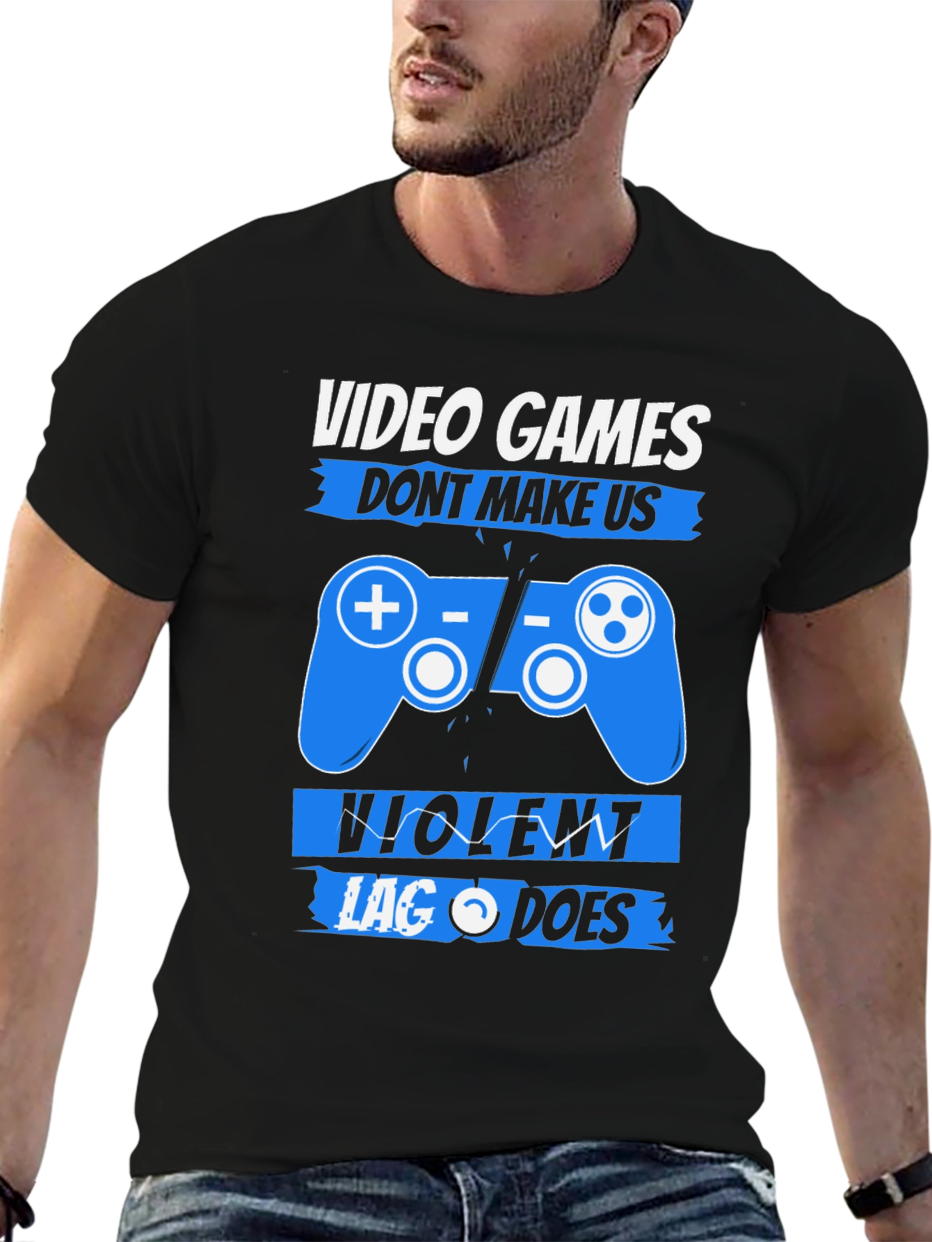 Video Games Dont Make Us Violent T-Shirt