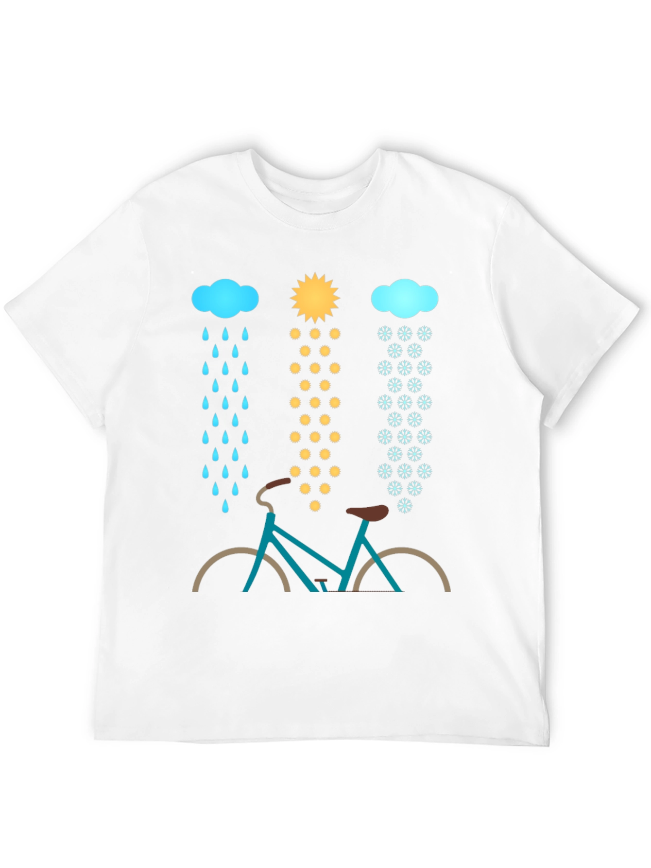 Weatherproof Bike Graphic Tee - Ride Through Any Season!