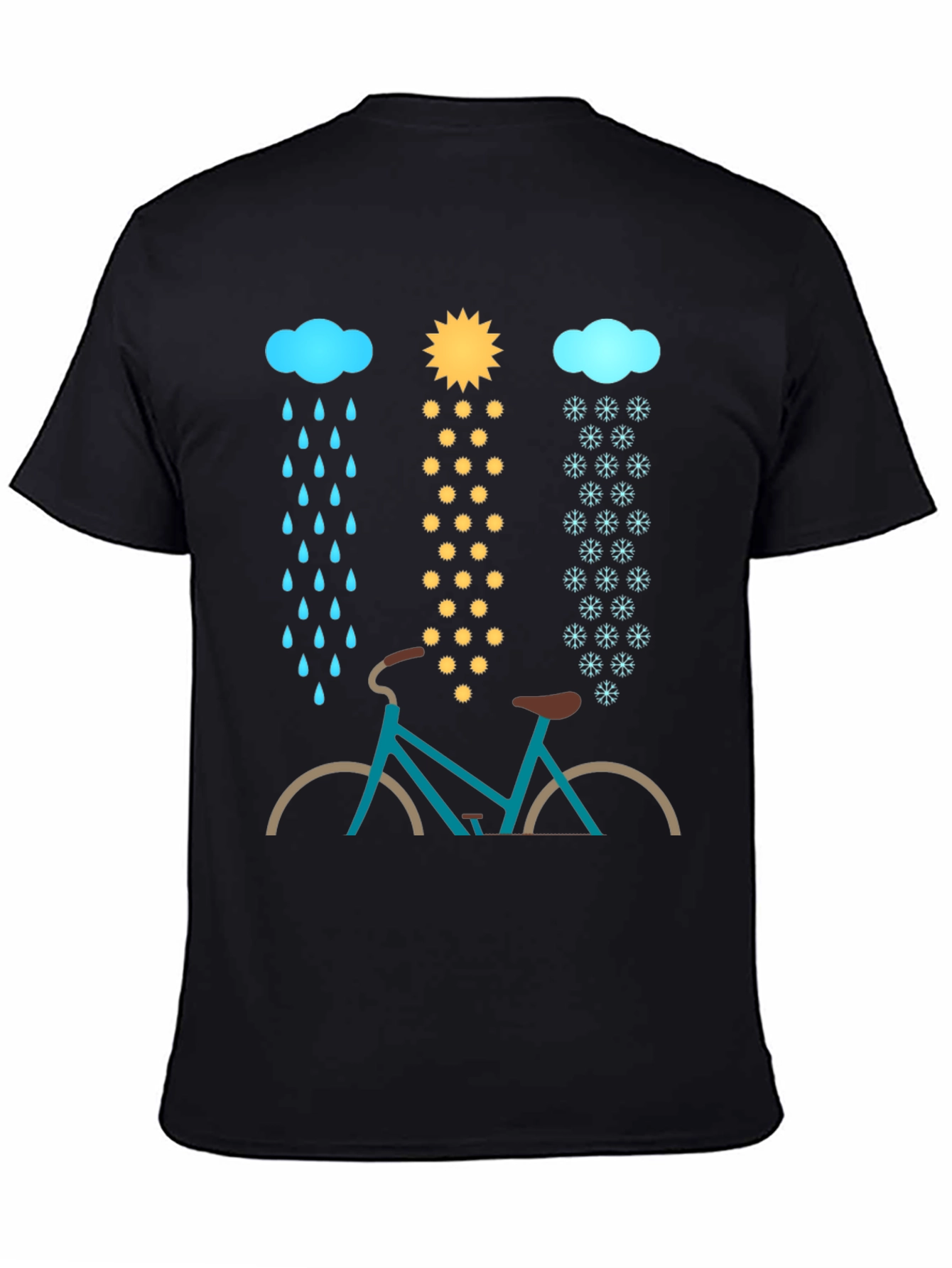 Weatherproof Bike Graphic Tee - Ride Through Any Season!