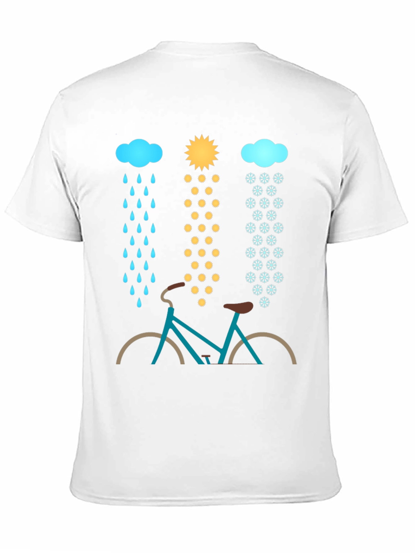 Weatherproof Bike Graphic Tee - Ride Through Any Season!