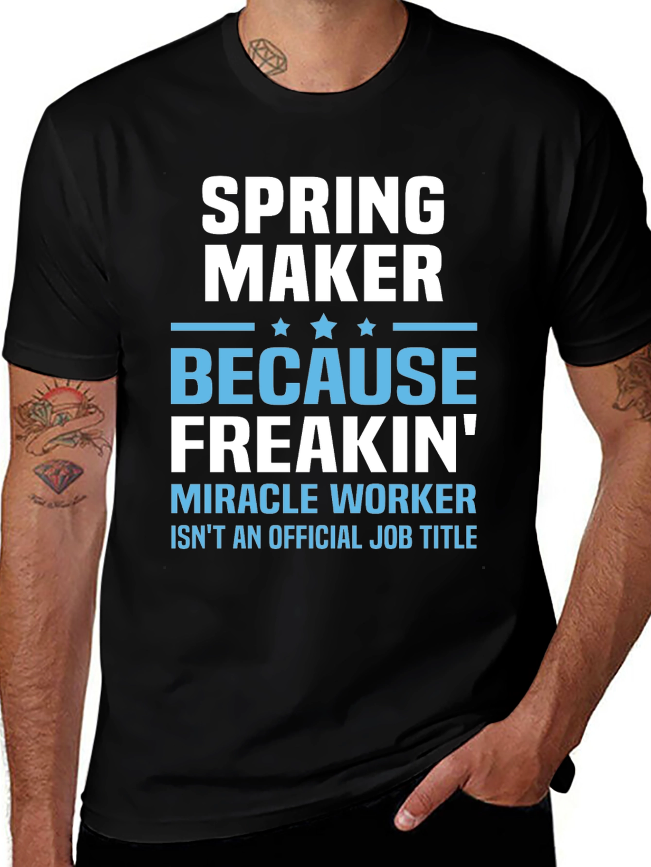 Spring Maker Funny Job Title T-Shirt