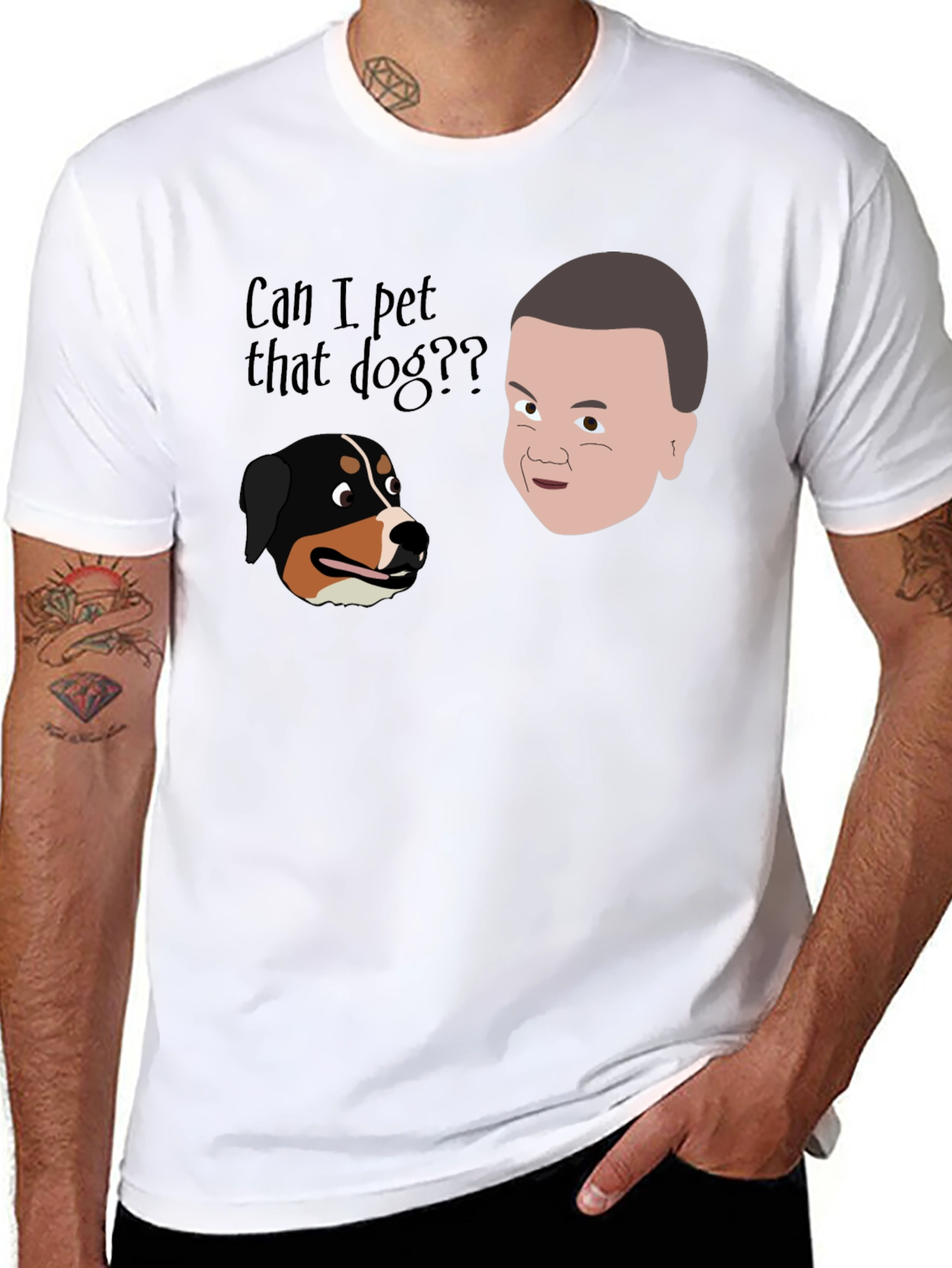 Can I Pet That Dog Graphic Tee