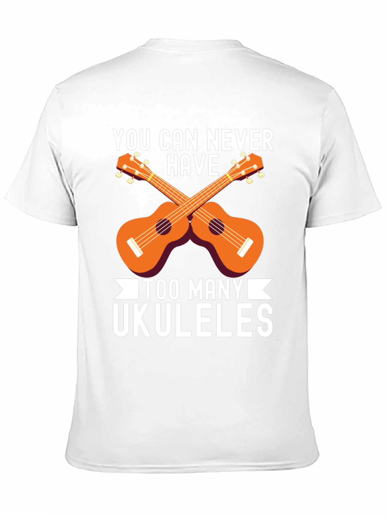 Ukulele Lover T-Shirt - Too Many Ukuleles