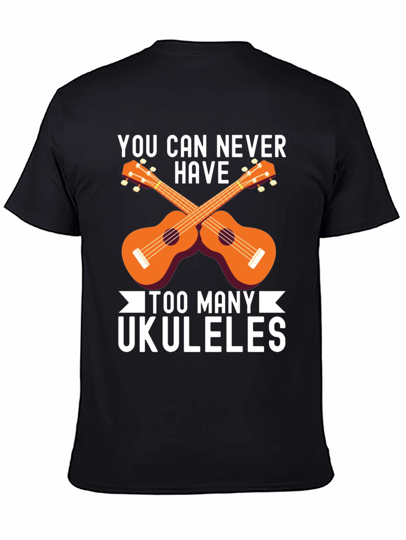 Ukulele Lover T-Shirt - Too Many Ukuleles
