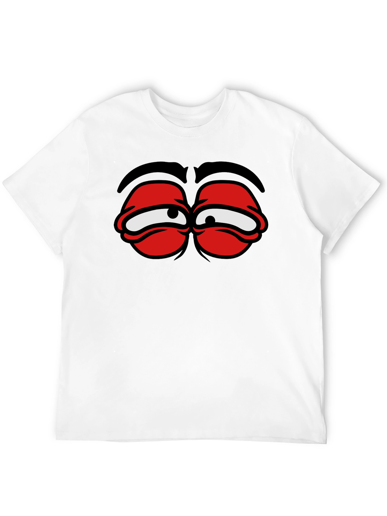 Funny Cartoon Eyes Graphic T-Shirt