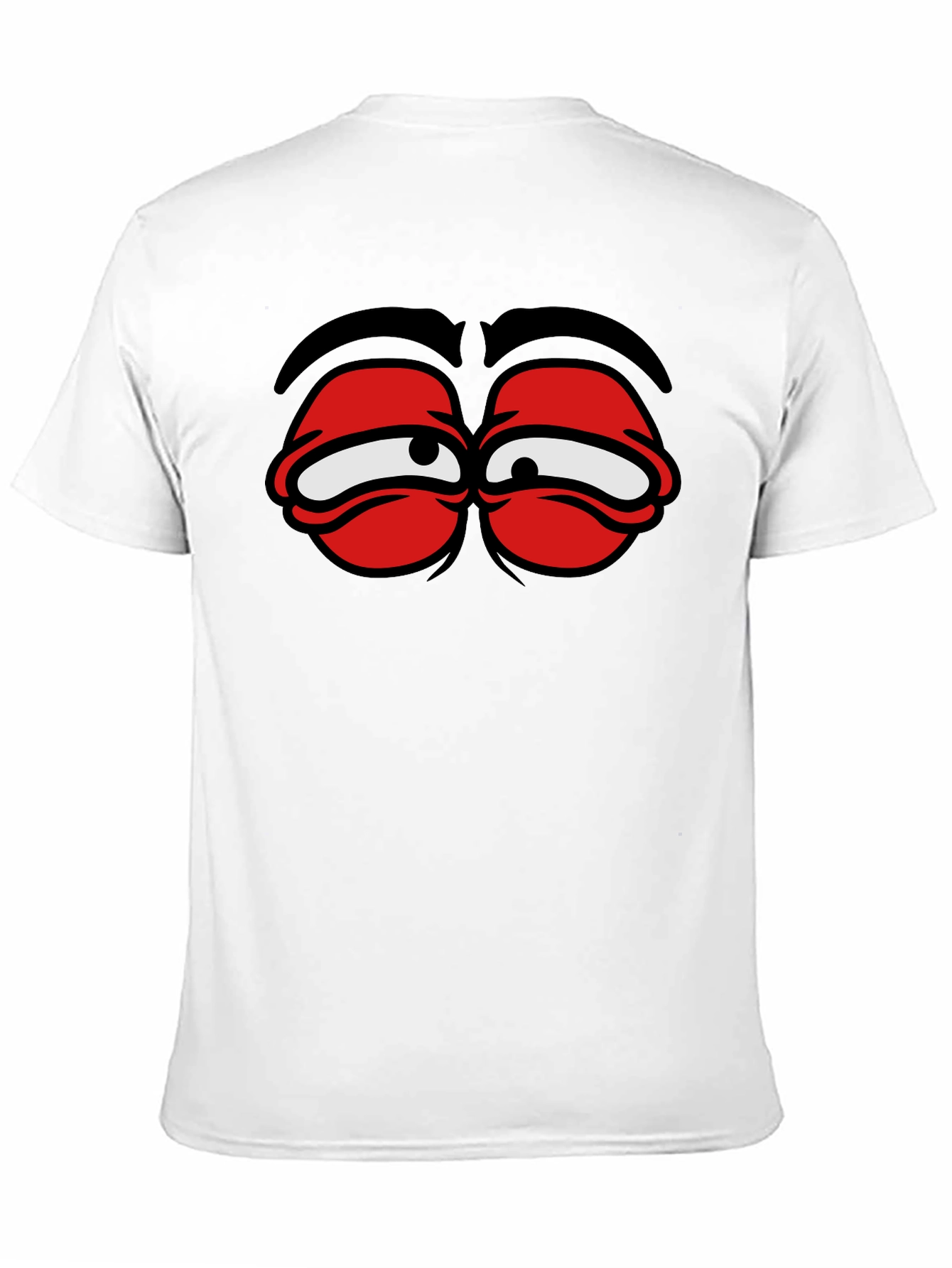 Funny Cartoon Eyes Graphic T-Shirt
