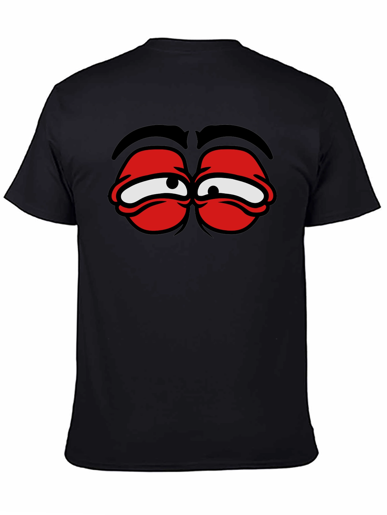 Funny Cartoon Eyes Graphic T-Shirt
