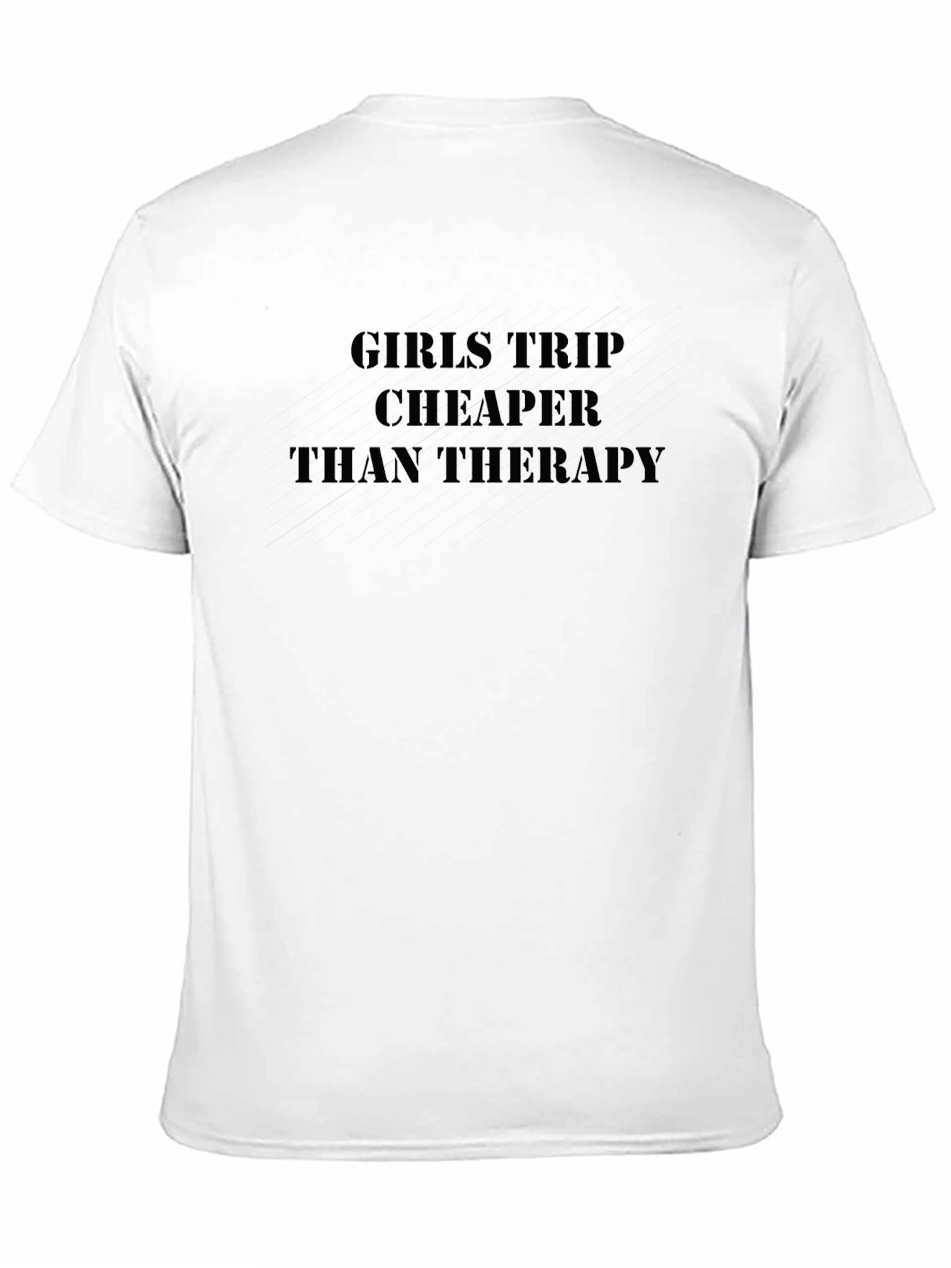 Girls Trip Cheaper Than Therapy Black T-Shirt