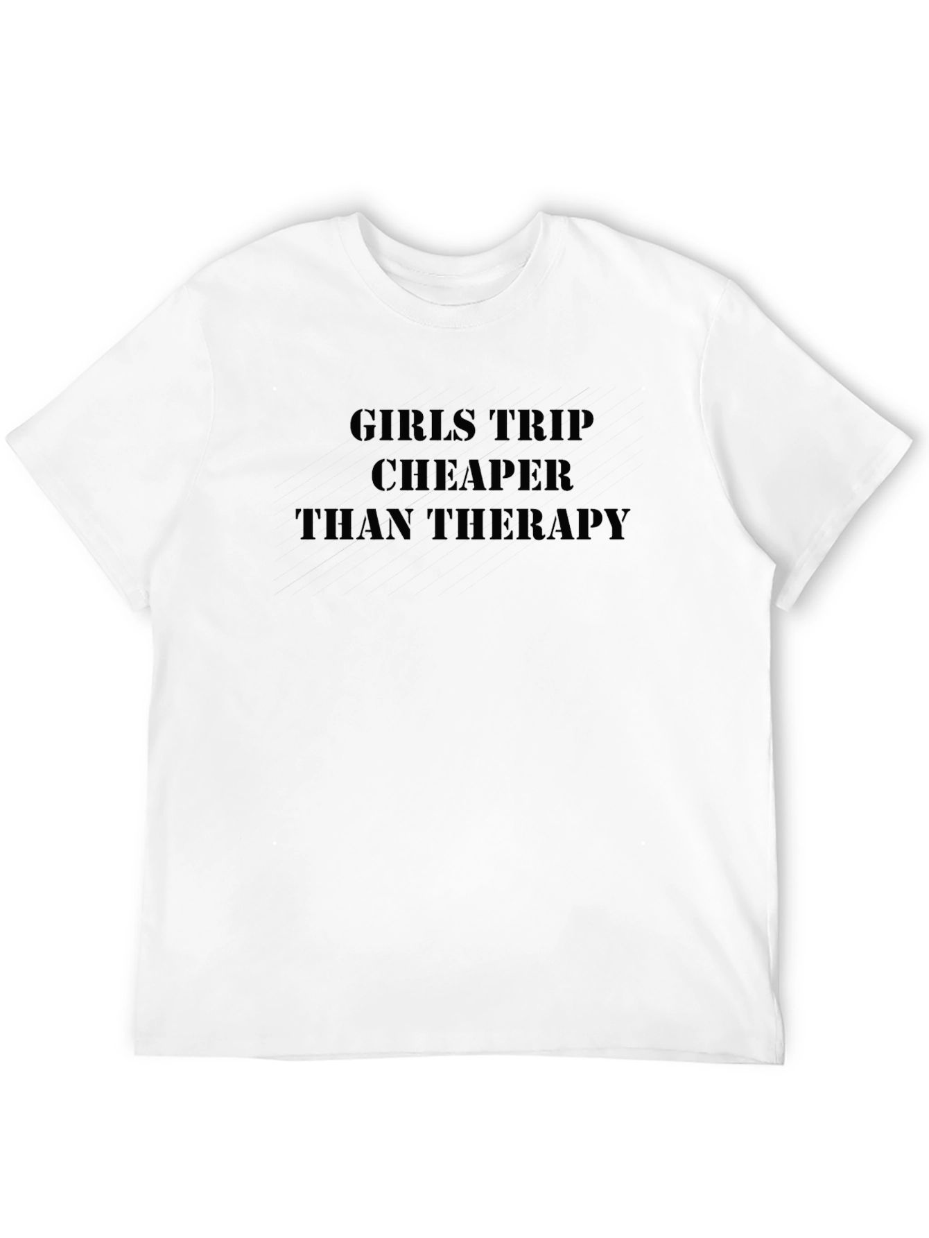 Girls Trip Cheaper Than Therapy Black T-Shirt