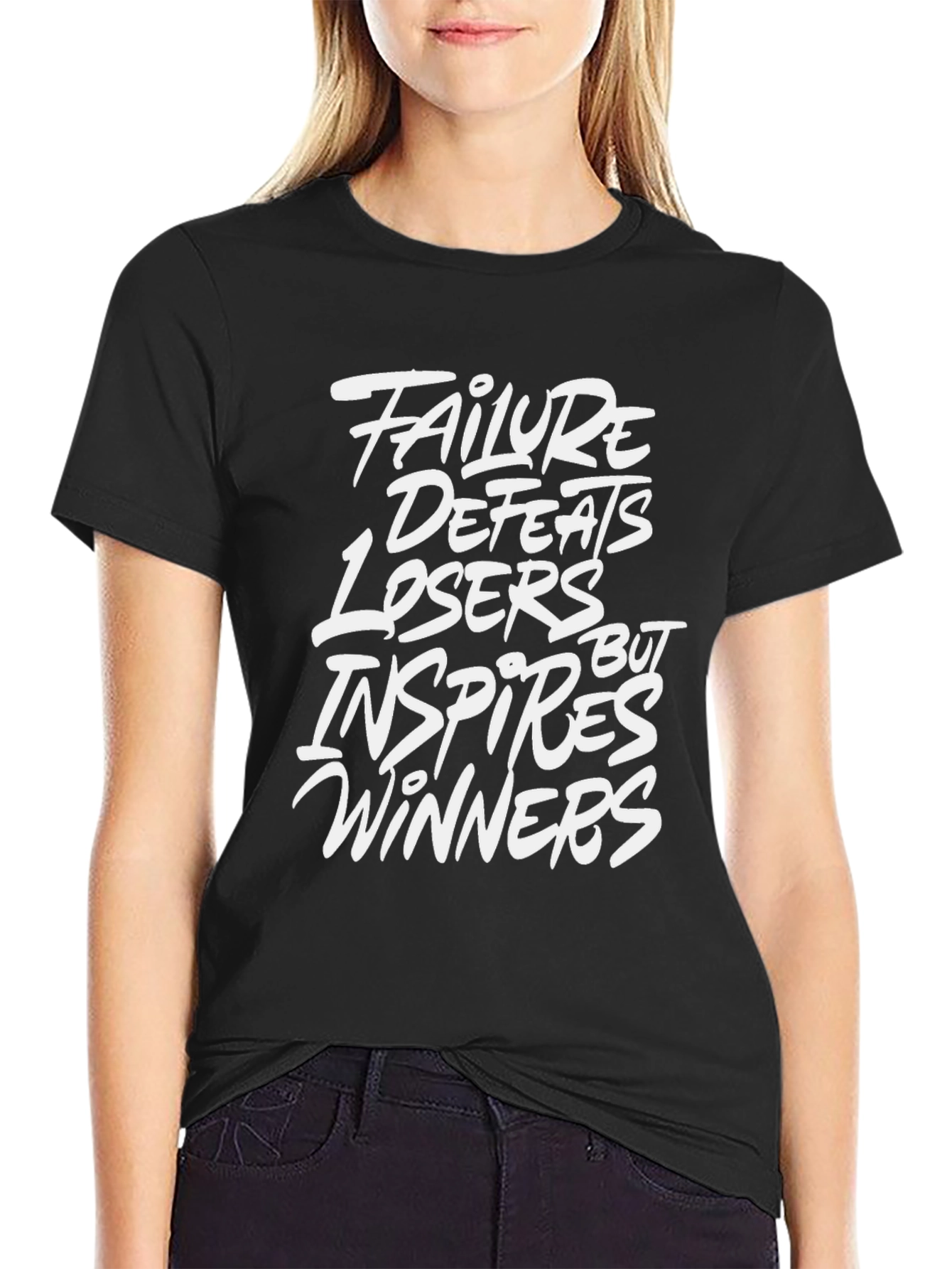 Inspirational Graphic Print T-Shirt