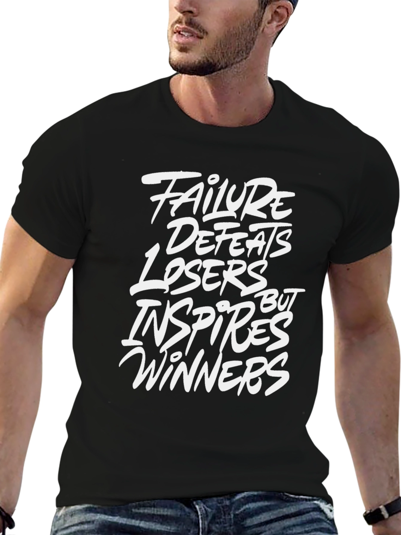 Inspirational Graphic Print T-Shirt