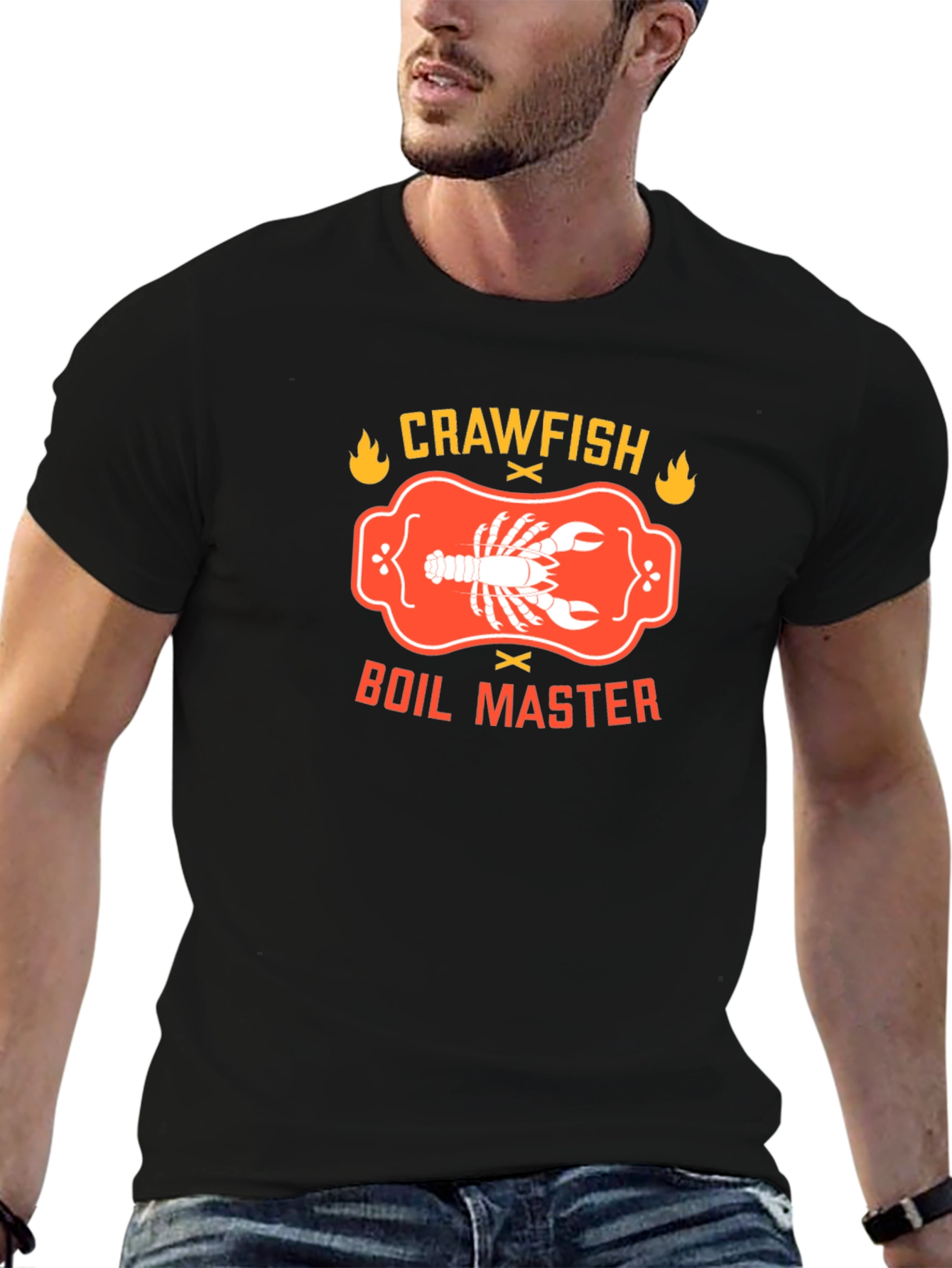 Crawfish Boil Master Graphic Tee - Cajun Seafood T-Shirt