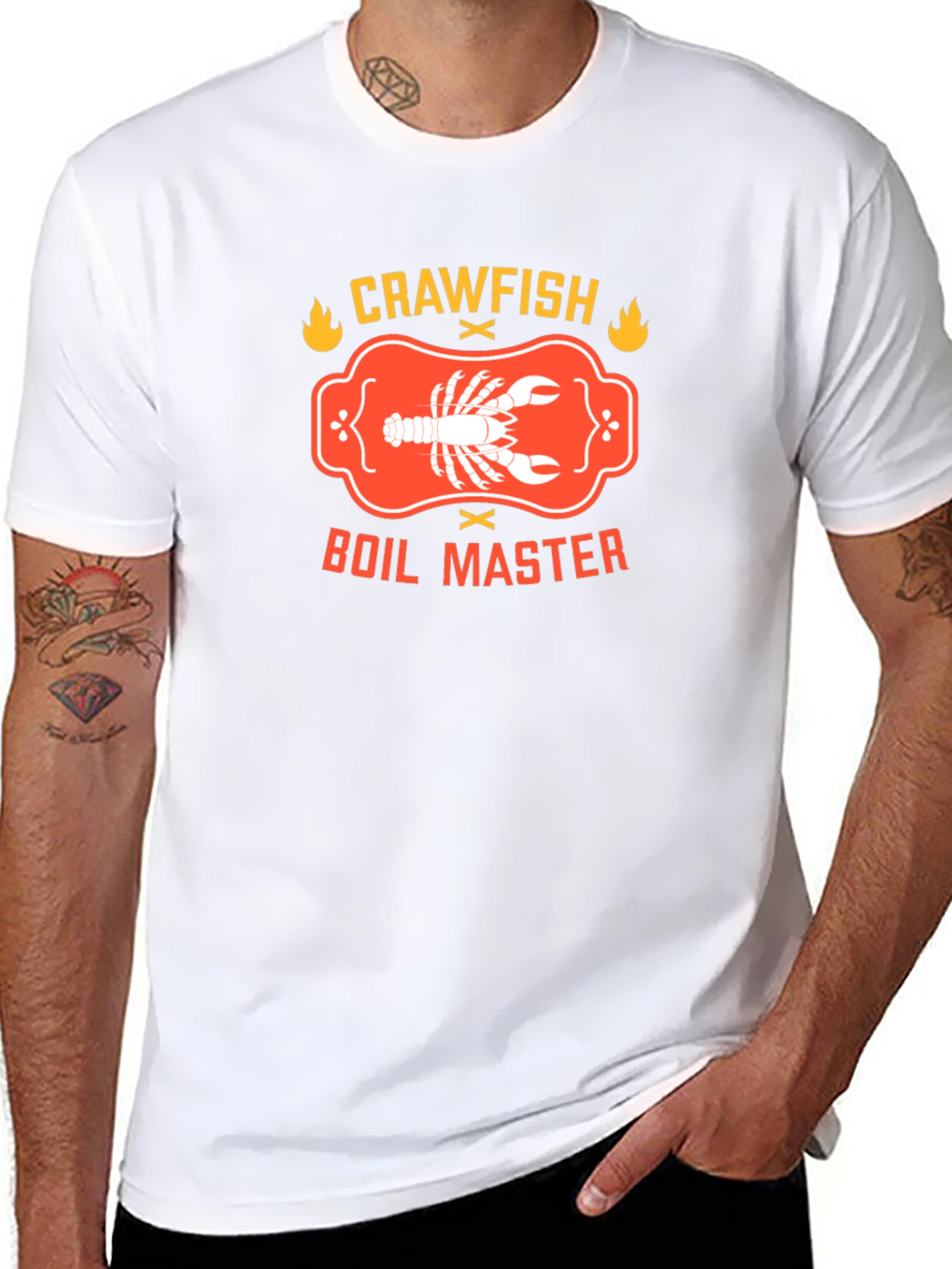 Crawfish Boil Master Graphic Tee - Cajun Seafood T-Shirt