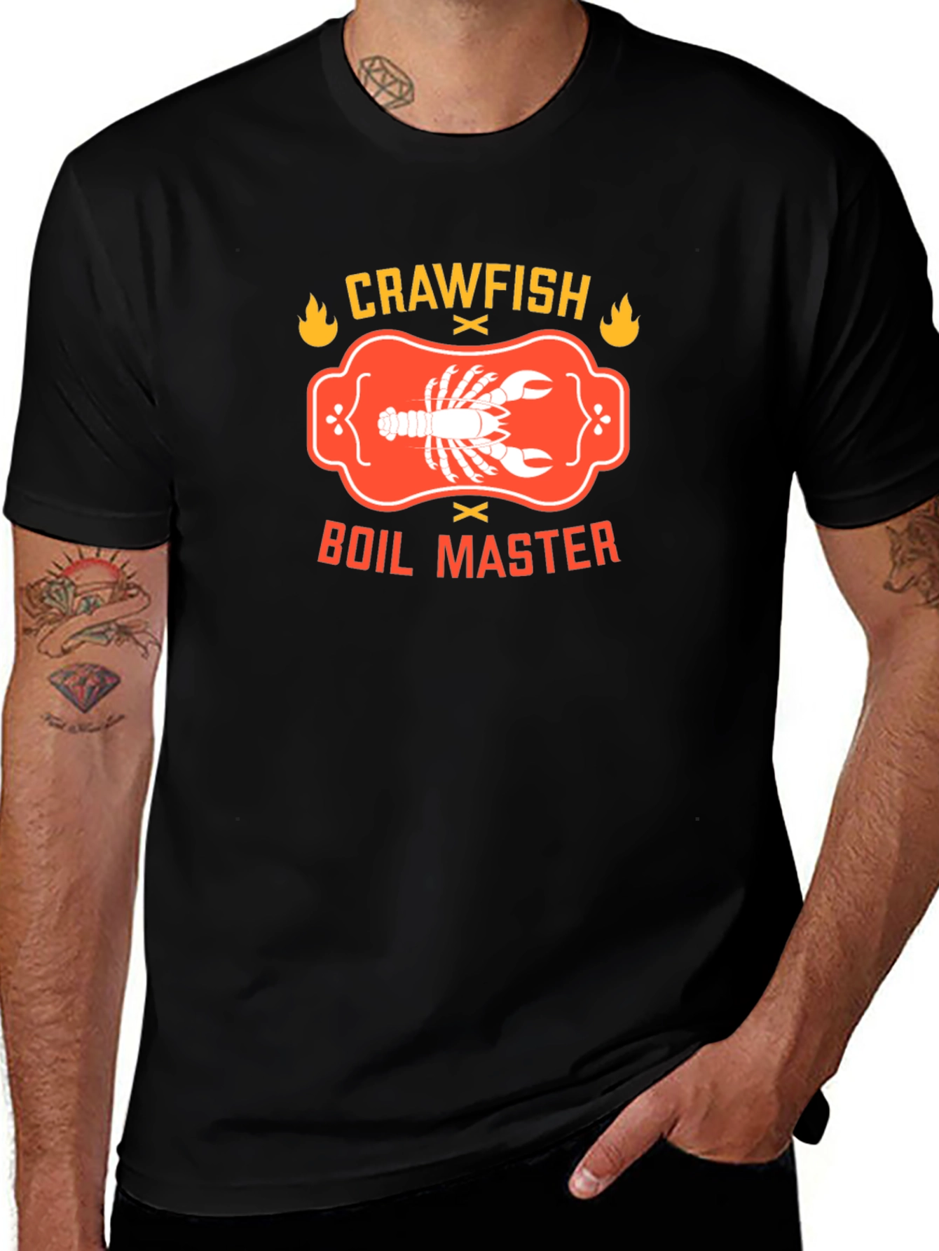 Crawfish Boil Master Graphic Tee - Cajun Seafood T-Shirt