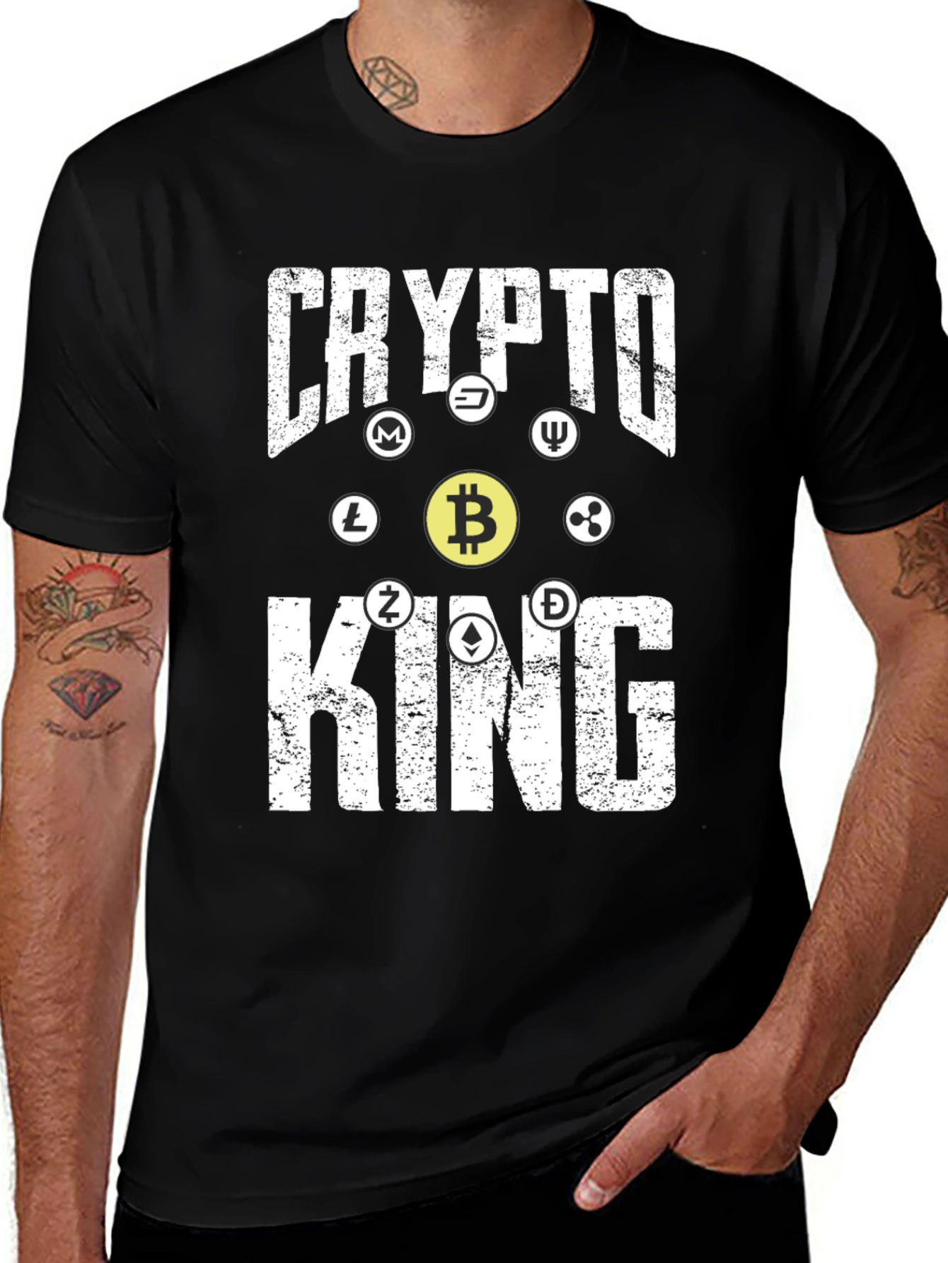 Crypto King T-Shirt - Bitcoin & Altcoin Tee