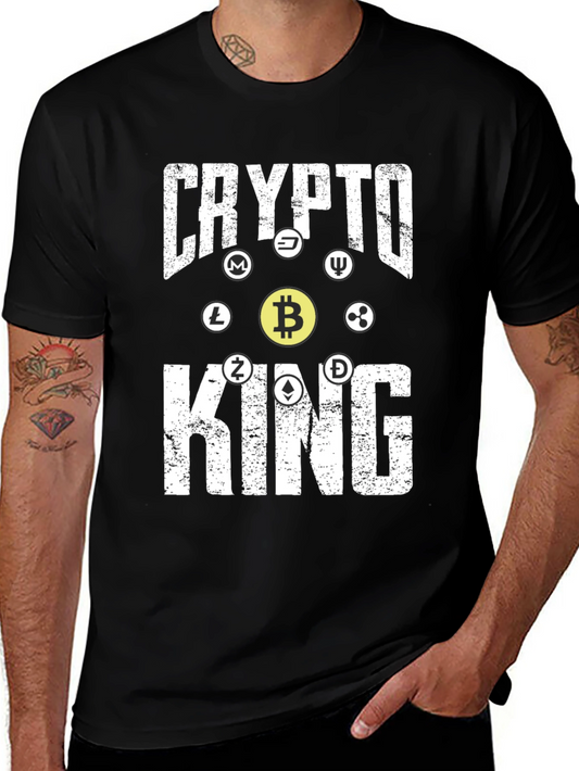Crypto King T-Shirt - Bitcoin & Altcoin Tee