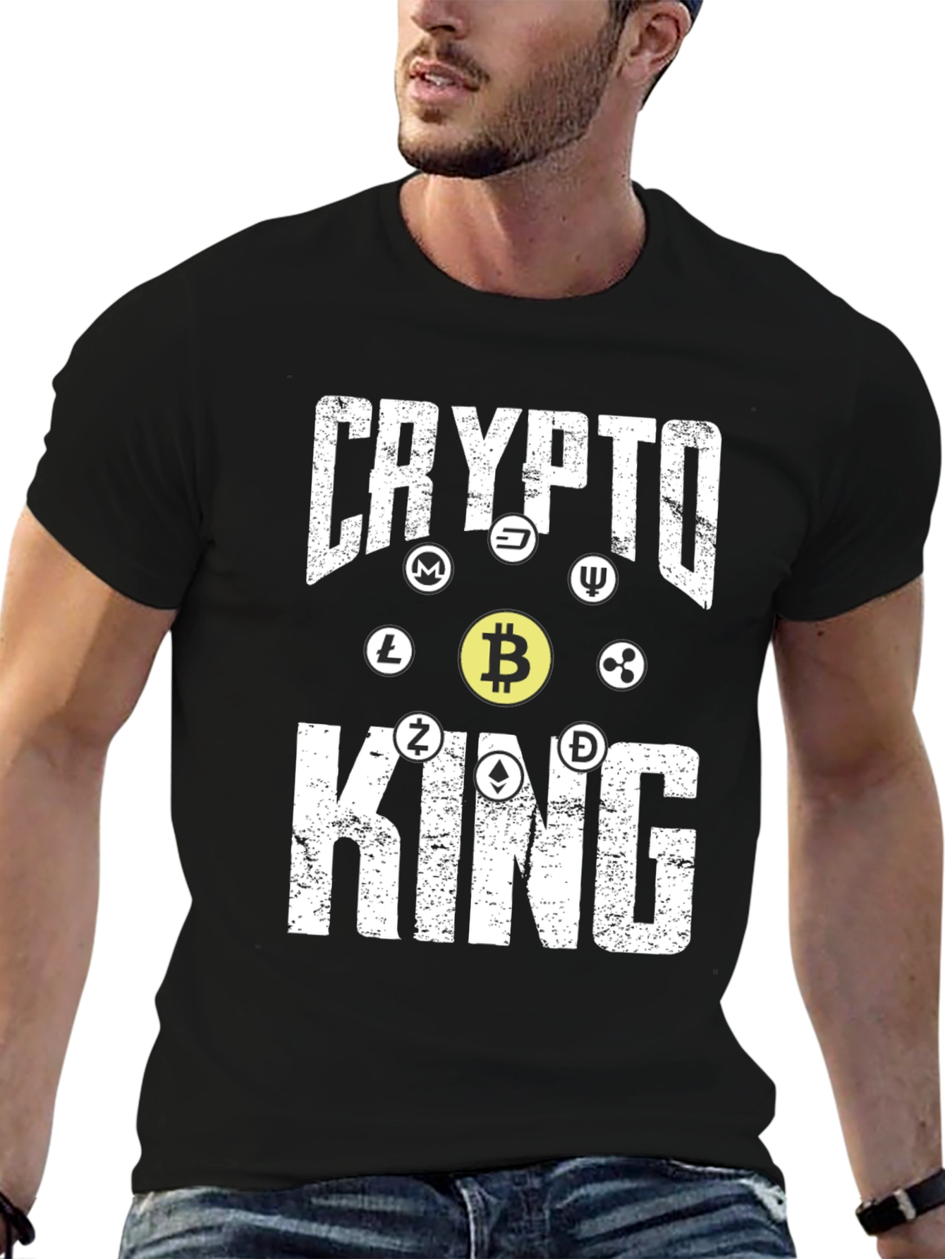 Crypto King T-Shirt - Bitcoin & Altcoin Tee