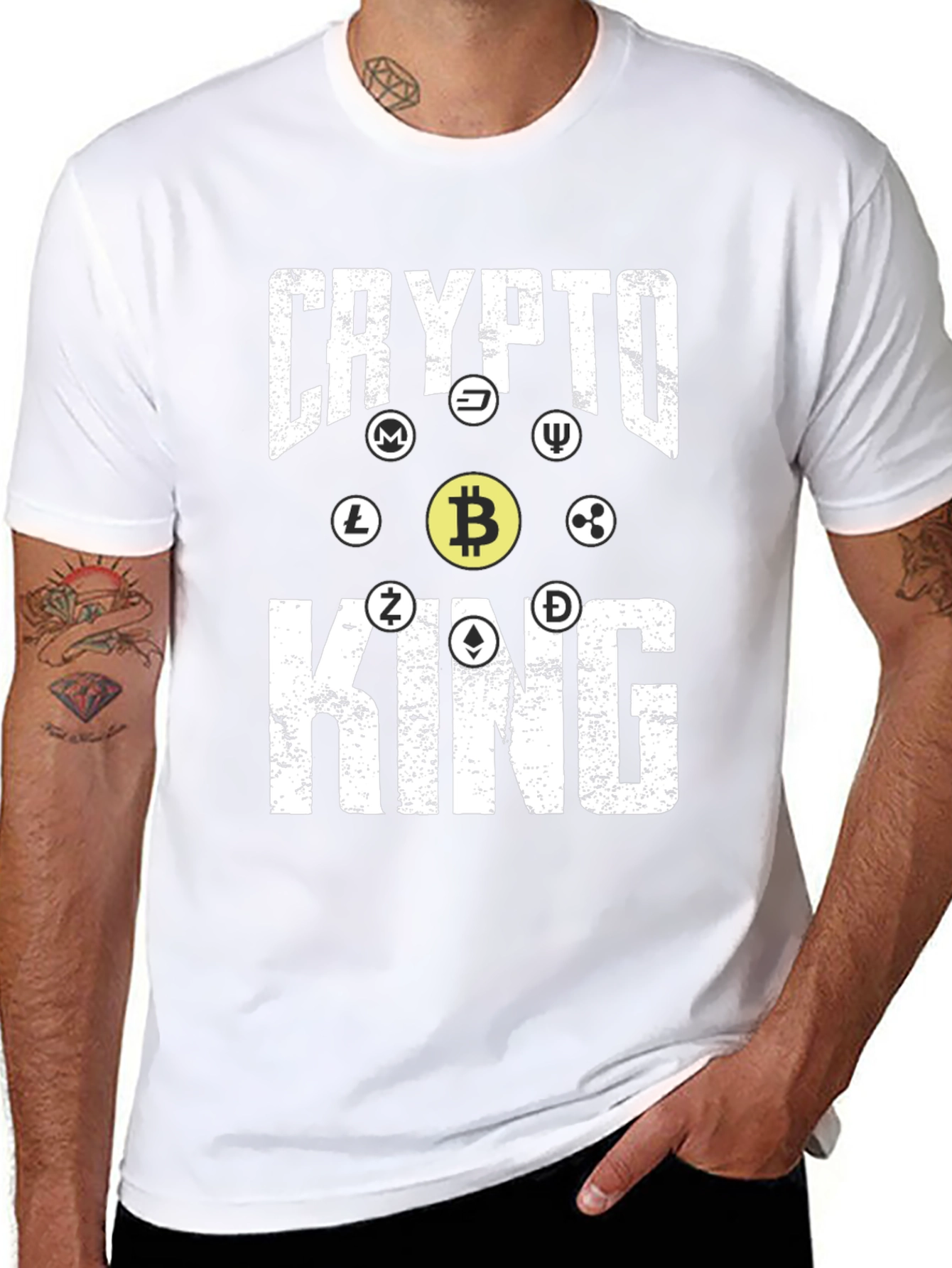 Crypto King T-Shirt - Bitcoin & Altcoin Tee