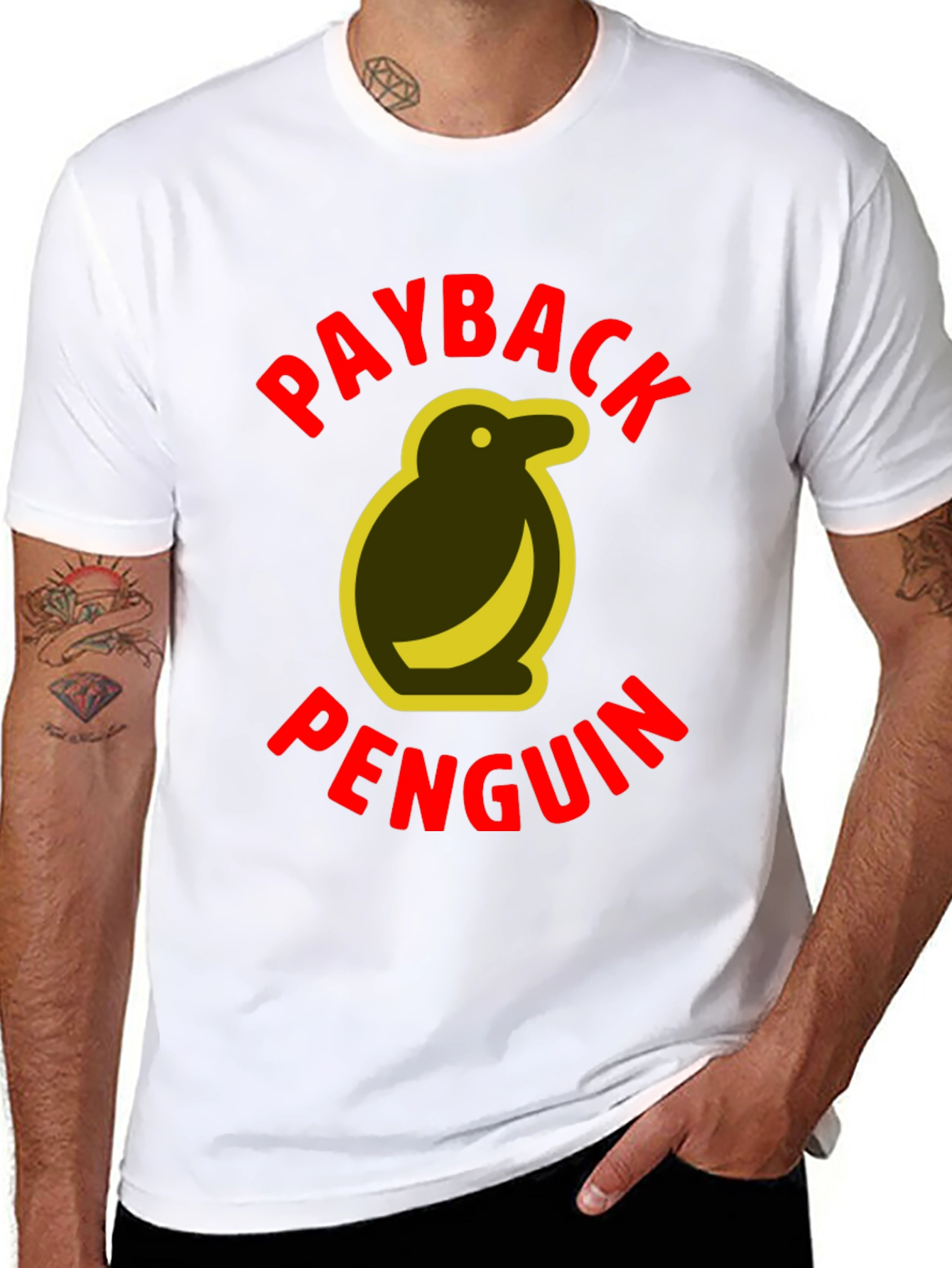 Payback Penguin Graphic T-Shirt