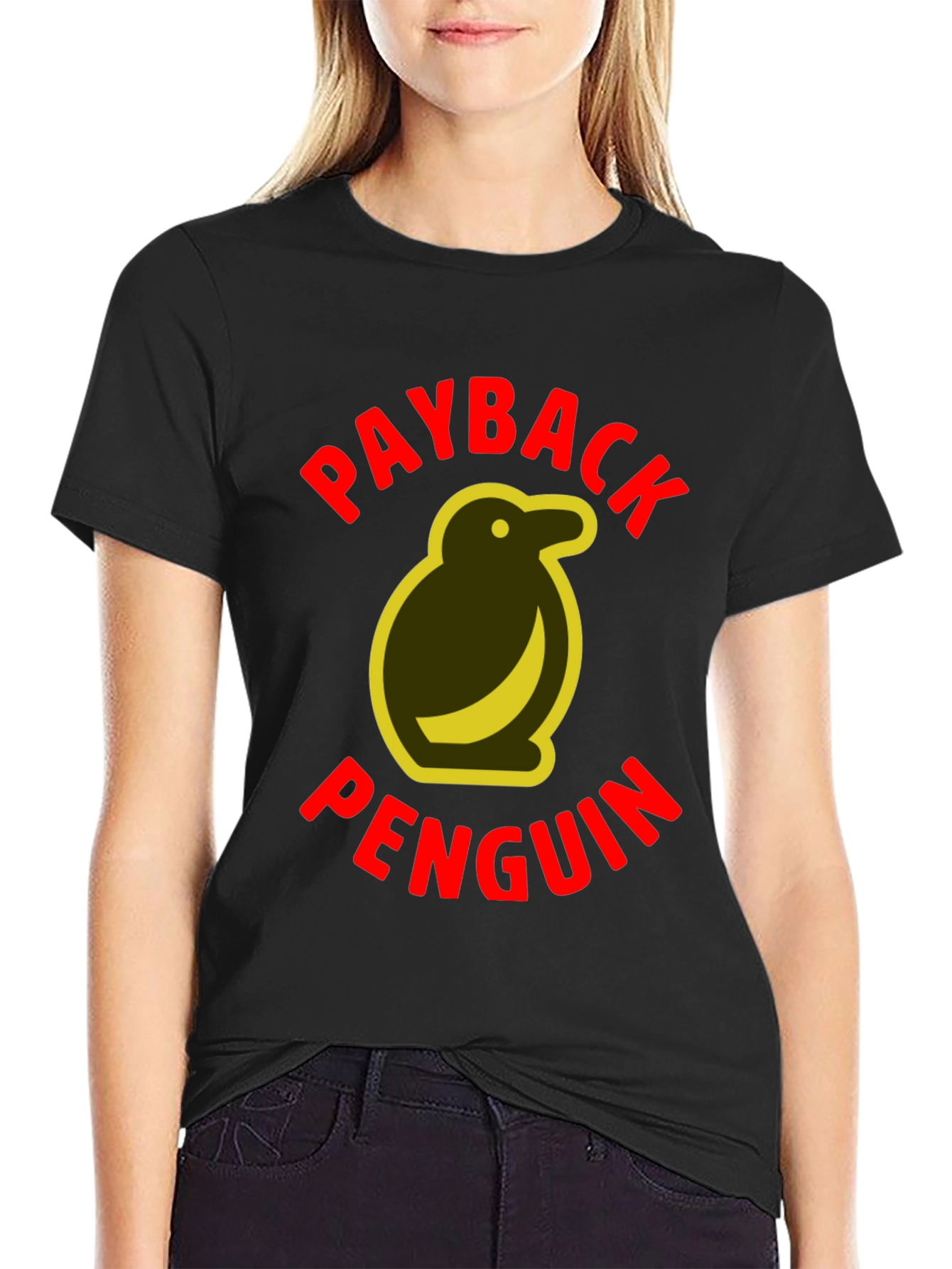 Payback Penguin Graphic T-Shirt