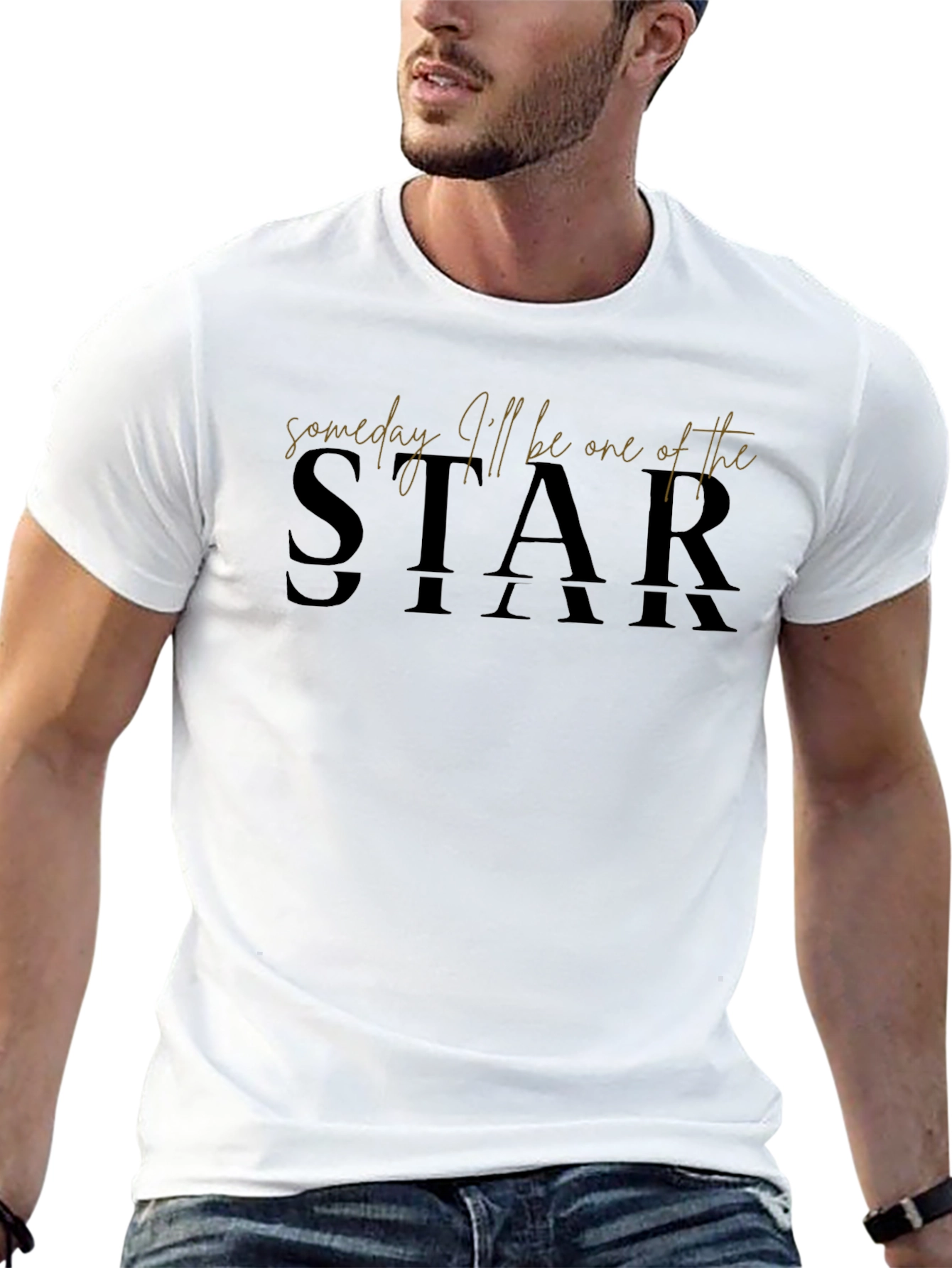 Someday Ill Be One of the Stars Graphic Tee