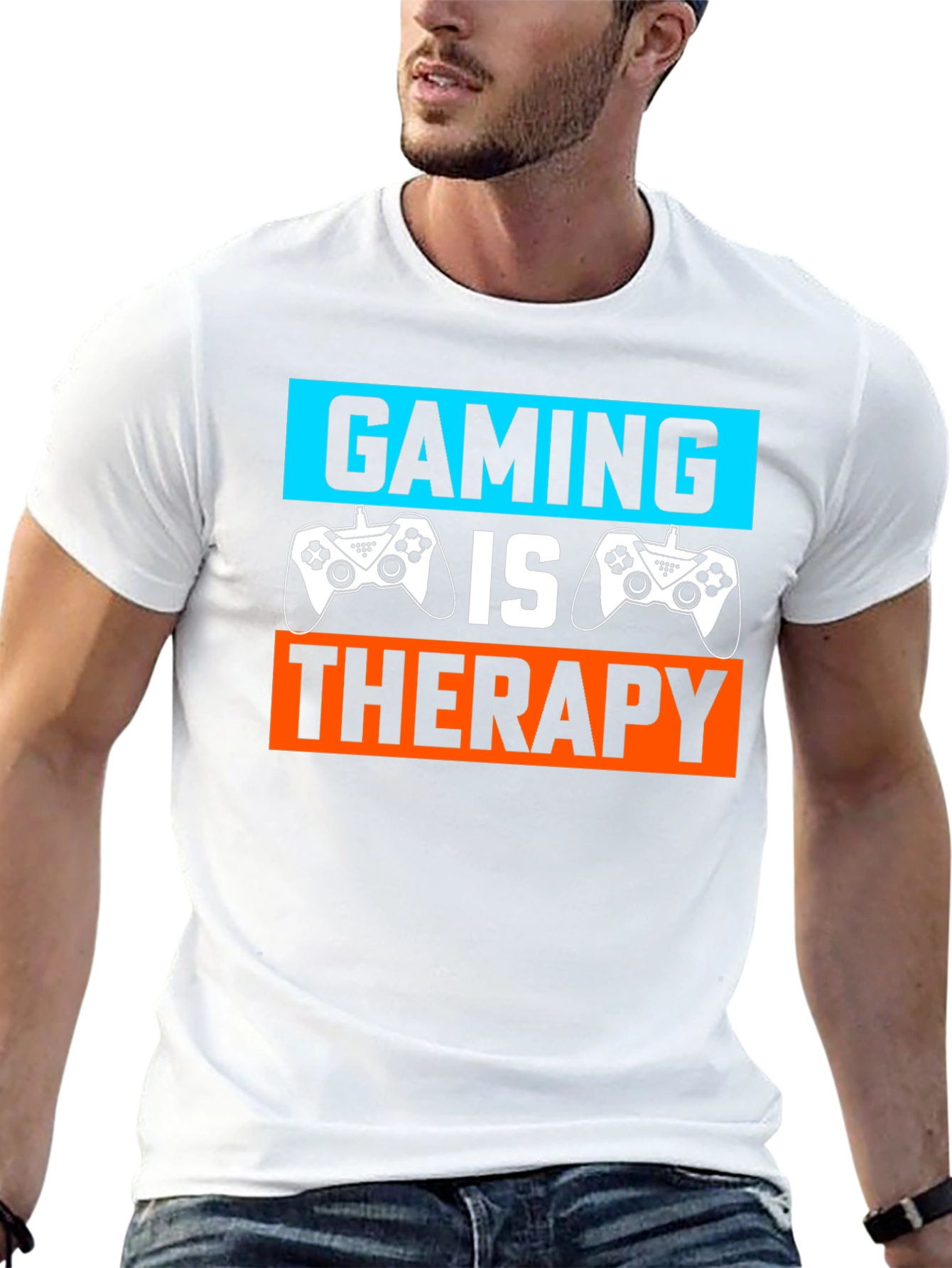 Gaming is Therapy Graphic Tee