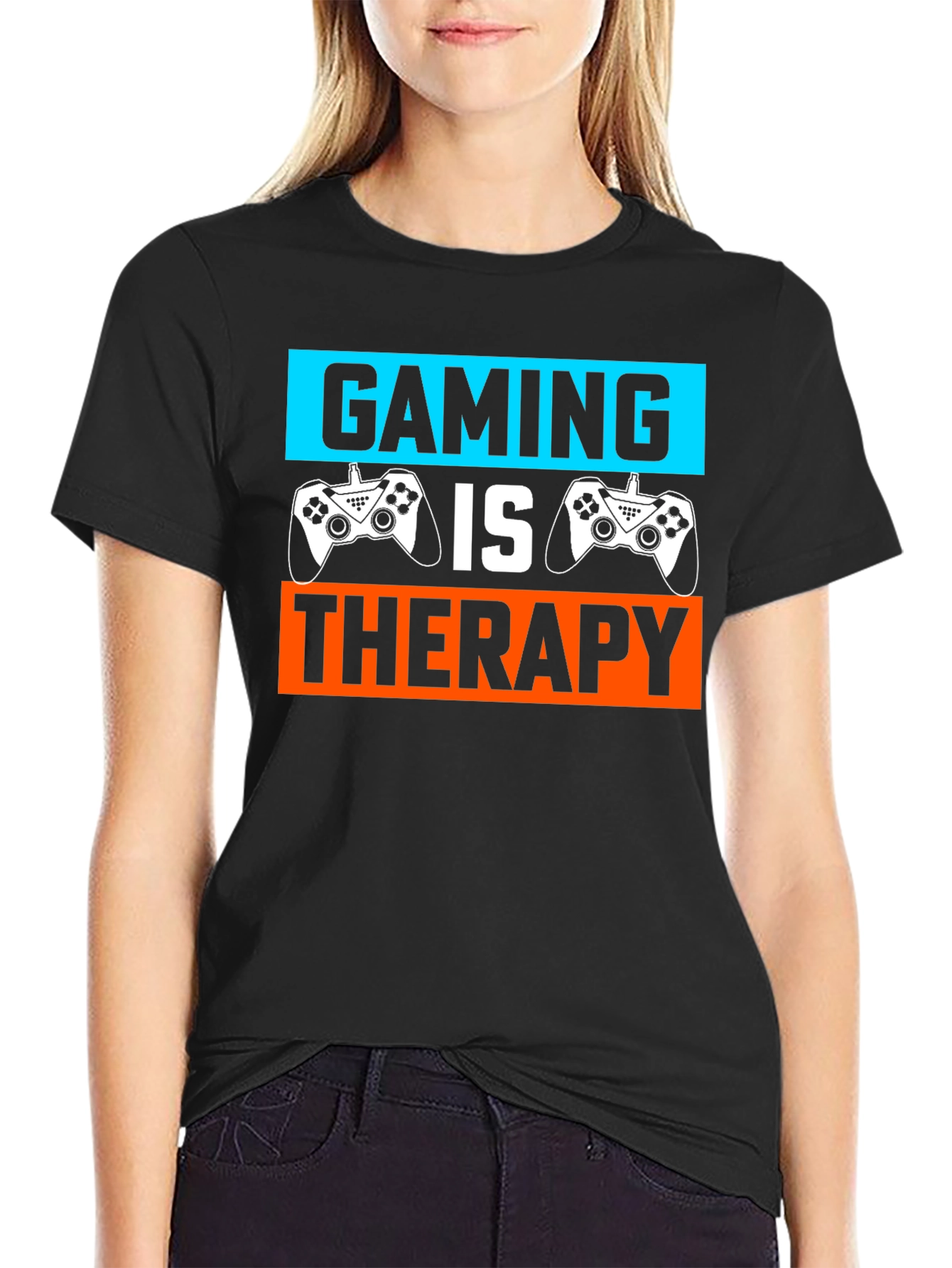 Gaming is Therapy Graphic Tee