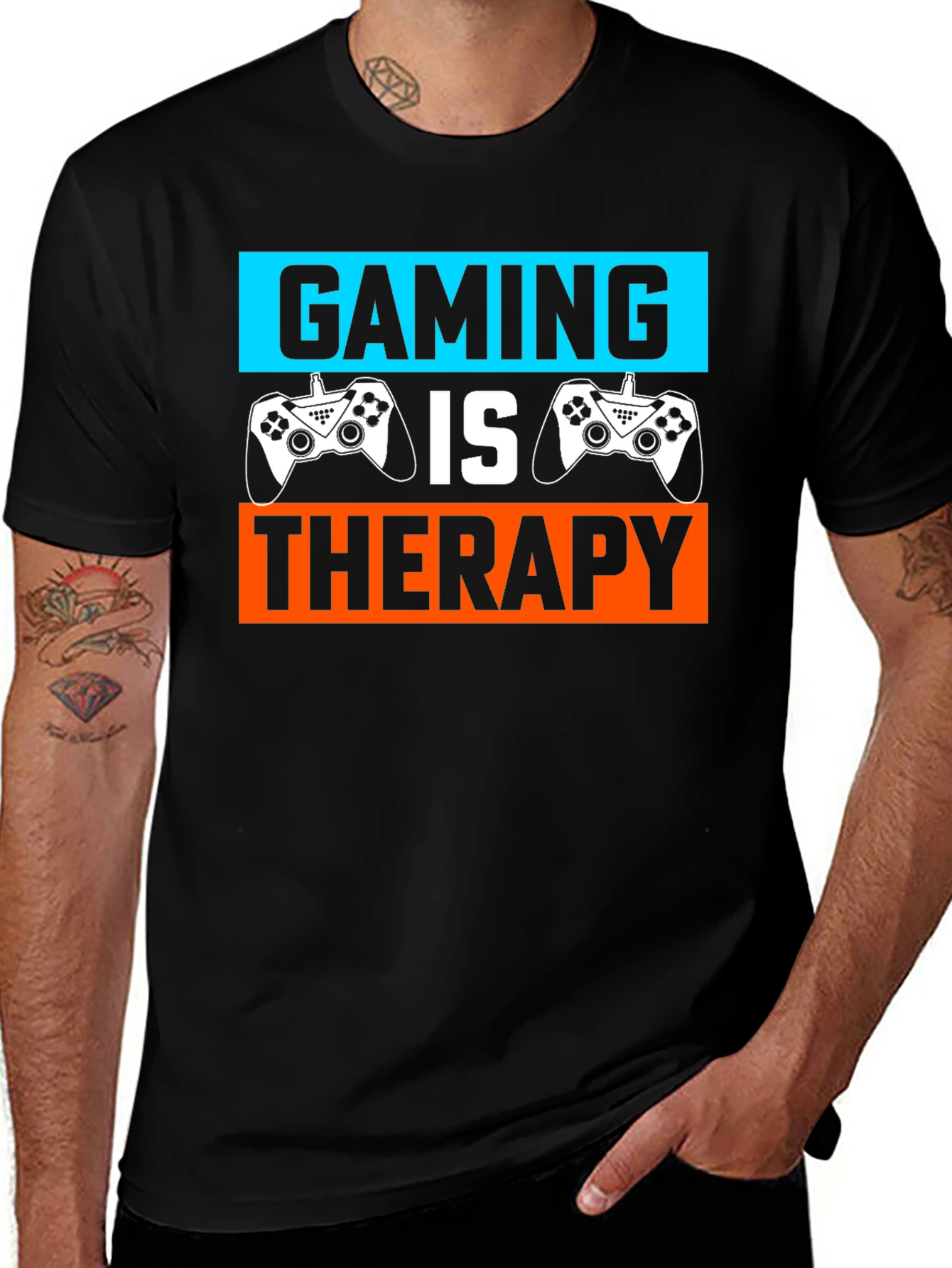 Gaming is Therapy Graphic Tee