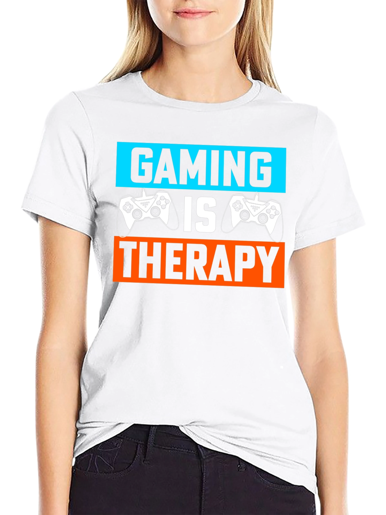 Gaming is Therapy Graphic Tee