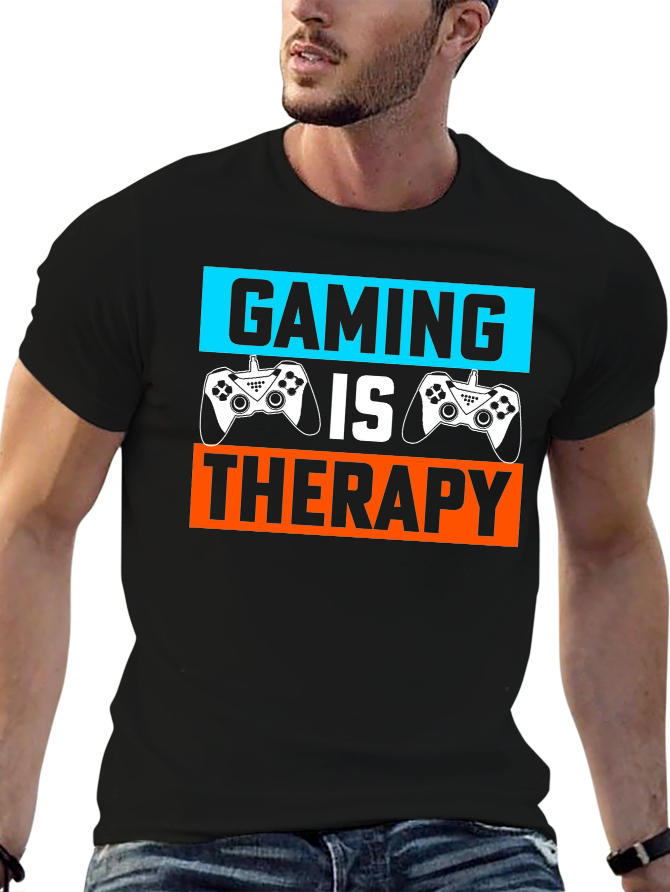 Gaming is Therapy Graphic Tee