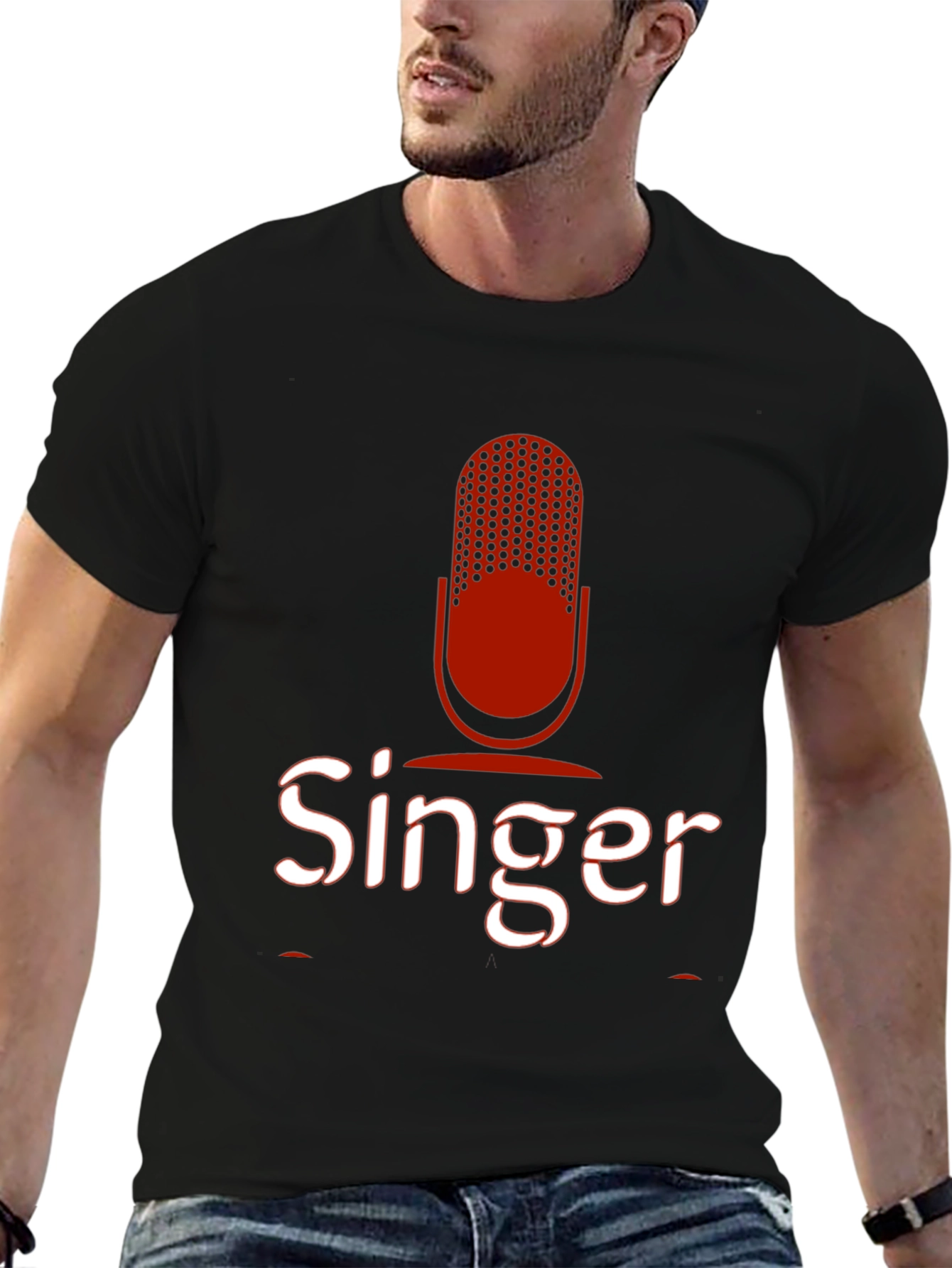 Singer Graphic Tee - Microphone Design