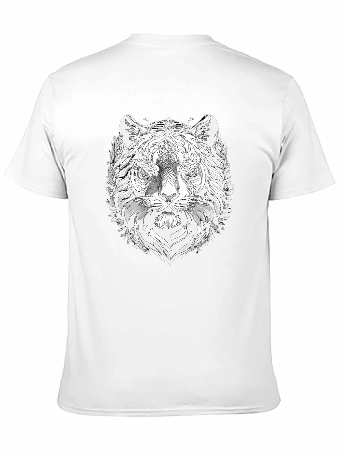 Tiger Graphic Black T-Shirt - Stylish Mens Tee