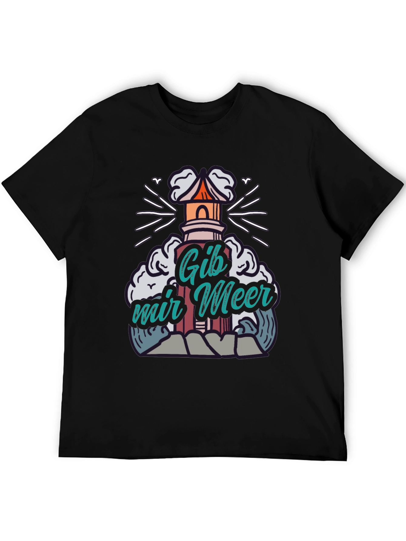 Gib Mir Meer Lighthouse T-Shirt - Unisex