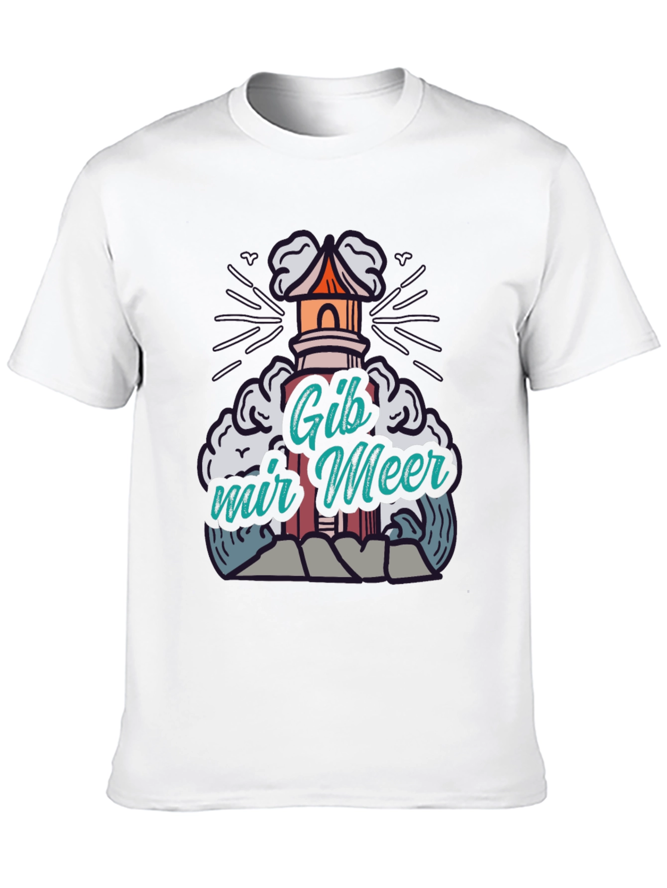 Gib Mir Meer Lighthouse T-Shirt - Unisex