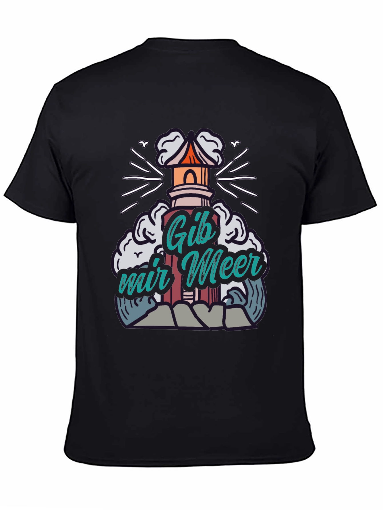Gib Mir Meer Lighthouse T-Shirt - Unisex